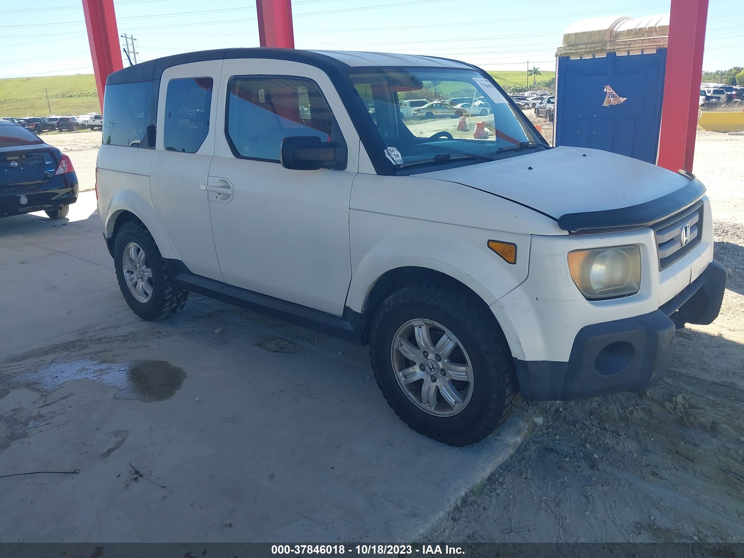 HONDA ELEMENT 2007 5j6yh28727l005650