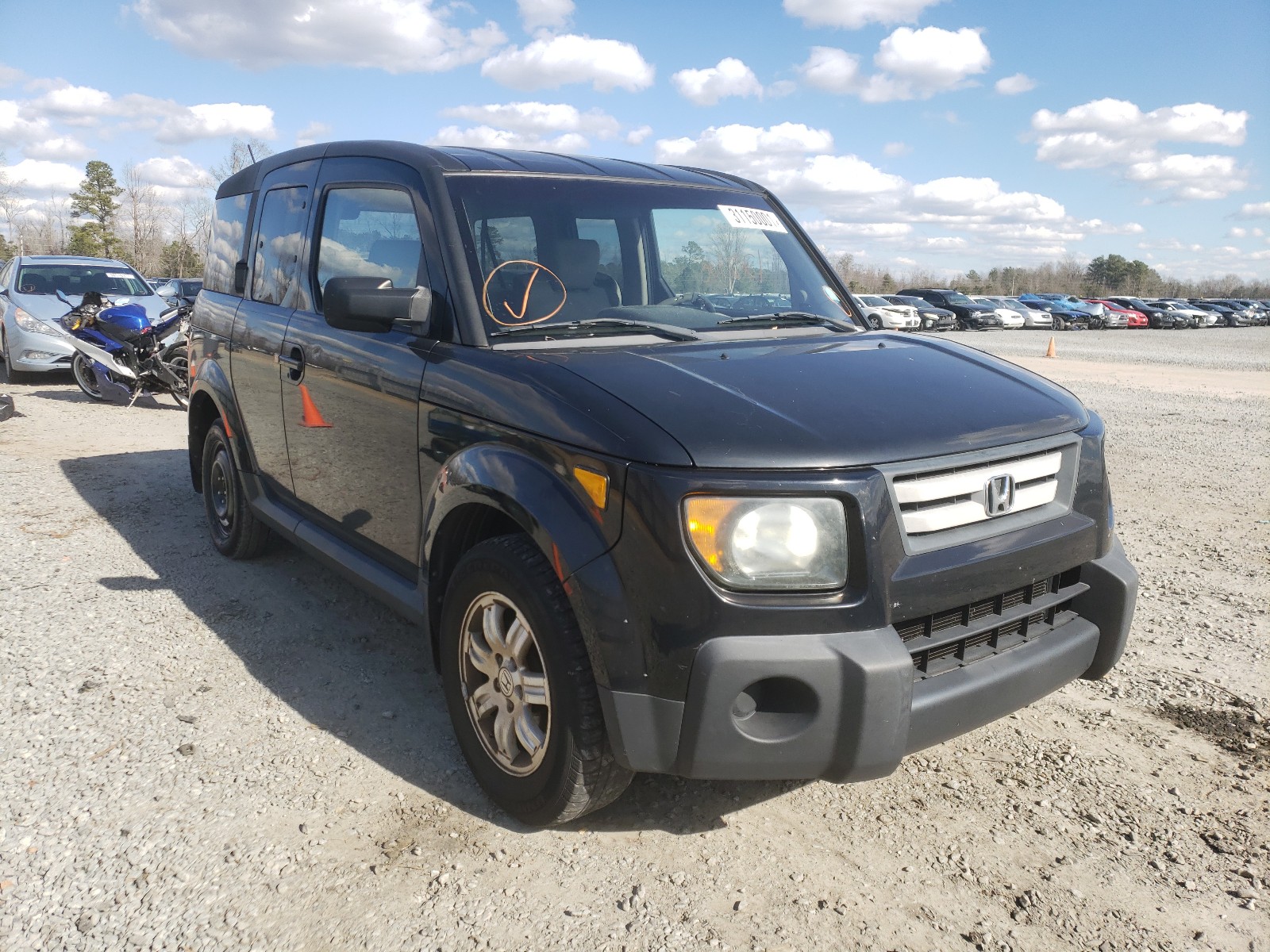 HONDA ELEMENT EX 2007 5j6yh28737l009626