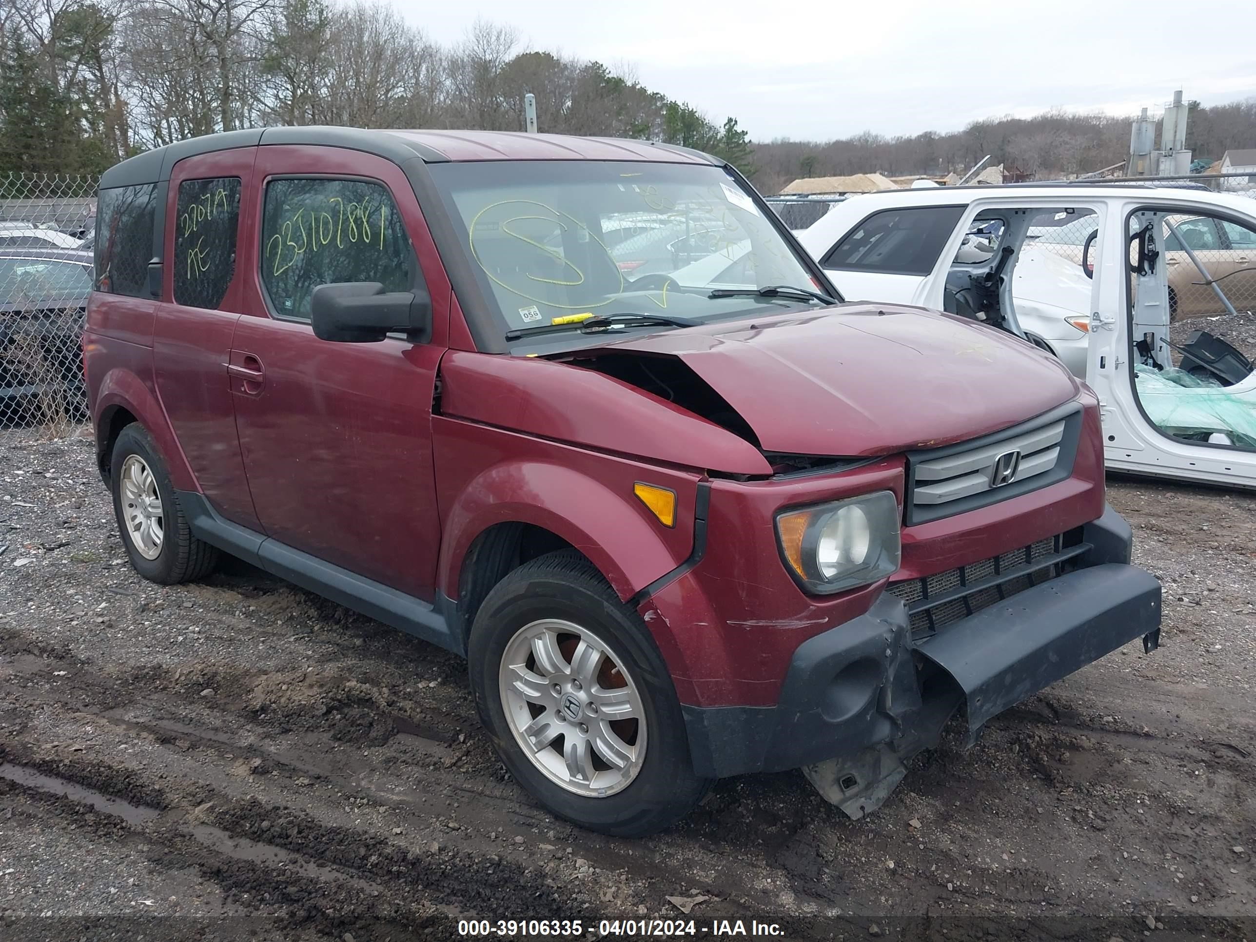 HONDA ELEMENT 2008 5j6yh28758i013338