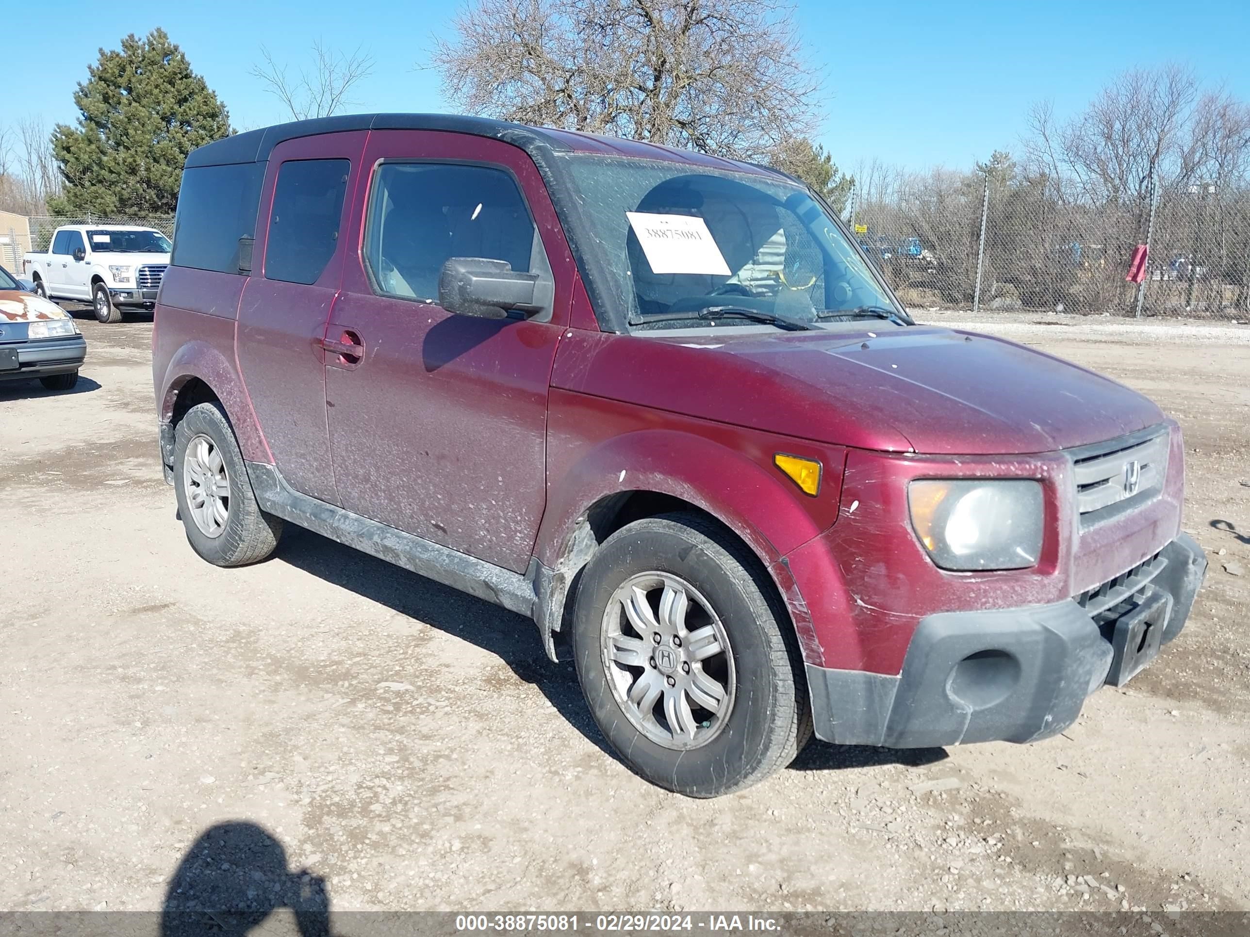 HONDA ELEMENT 2008 5j6yh28758l006812