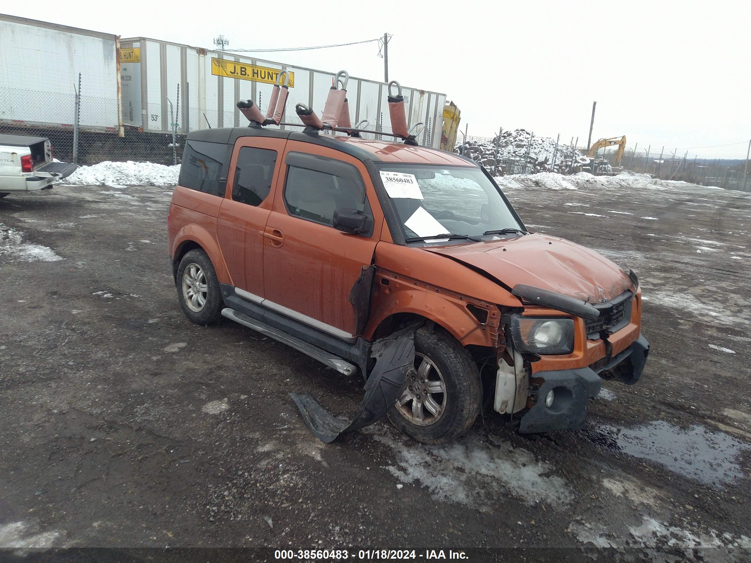 HONDA ELEMENT 2008 5j6yh287x8l006224