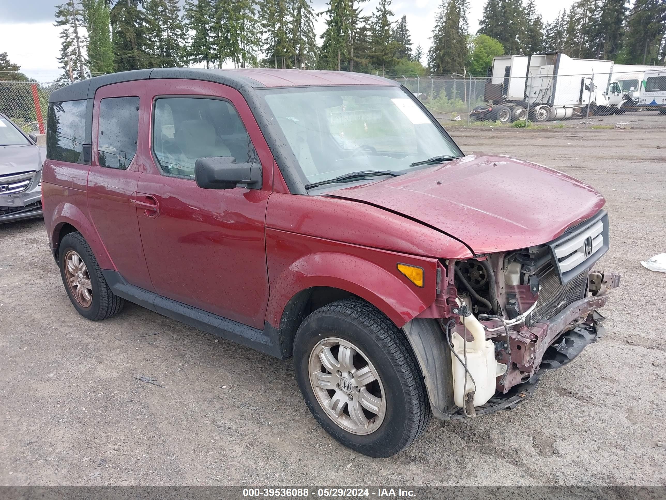 HONDA ELEMENT 2008 5j6yh287x8l010905