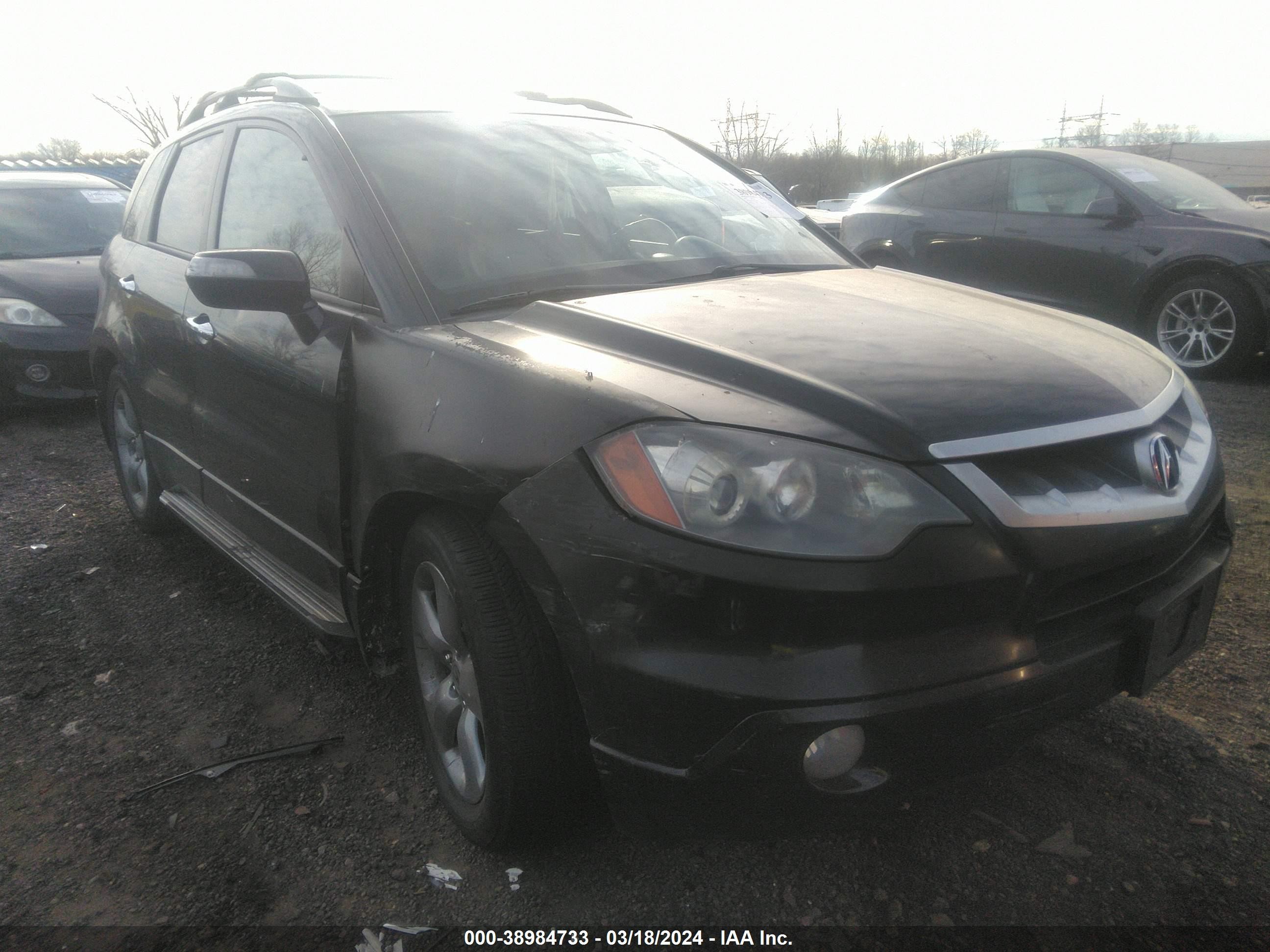 ACURA RDX 2007 5j8tb18257a001928