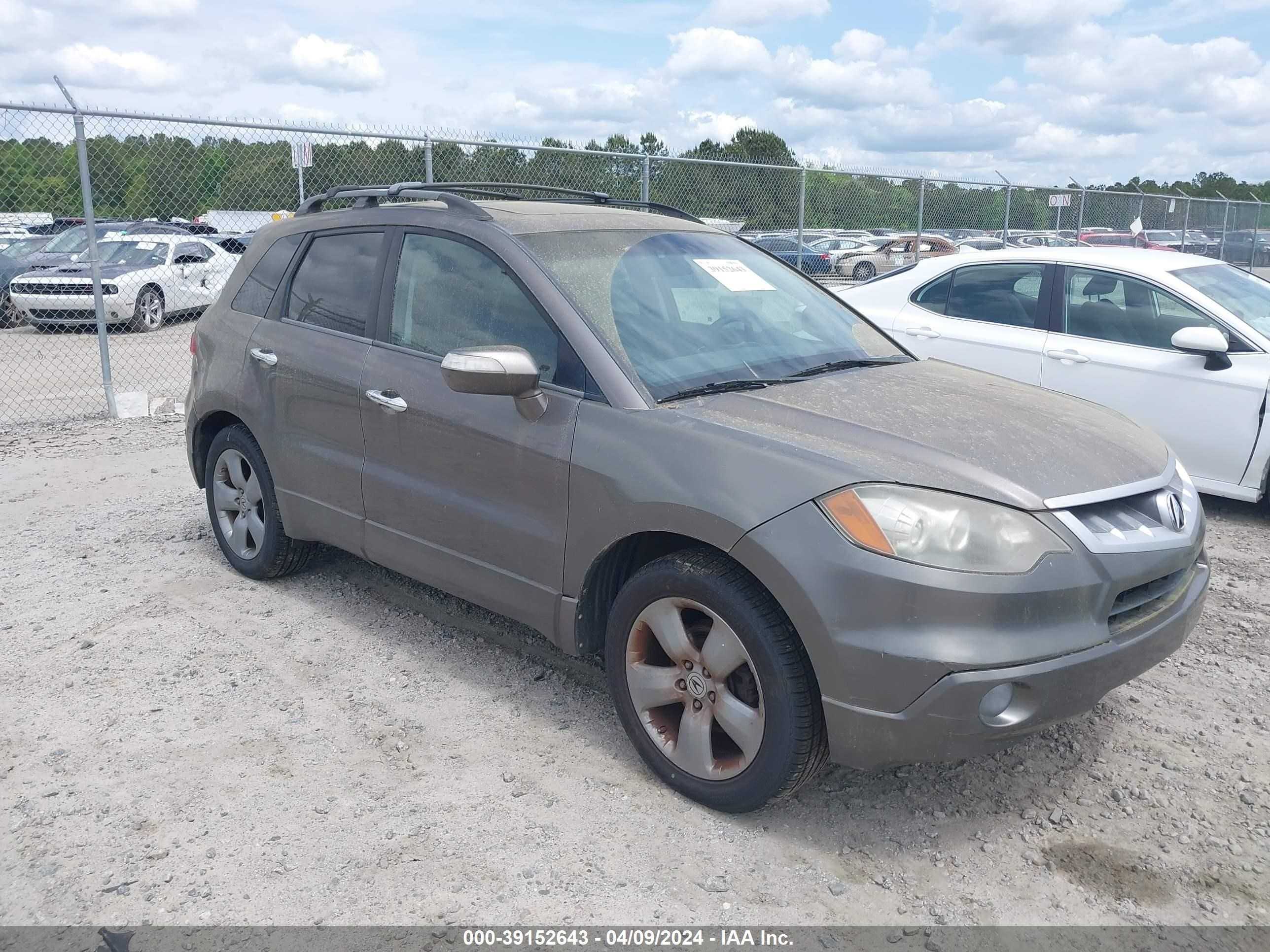 ACURA RDX 2007 5j8tb18257a009513