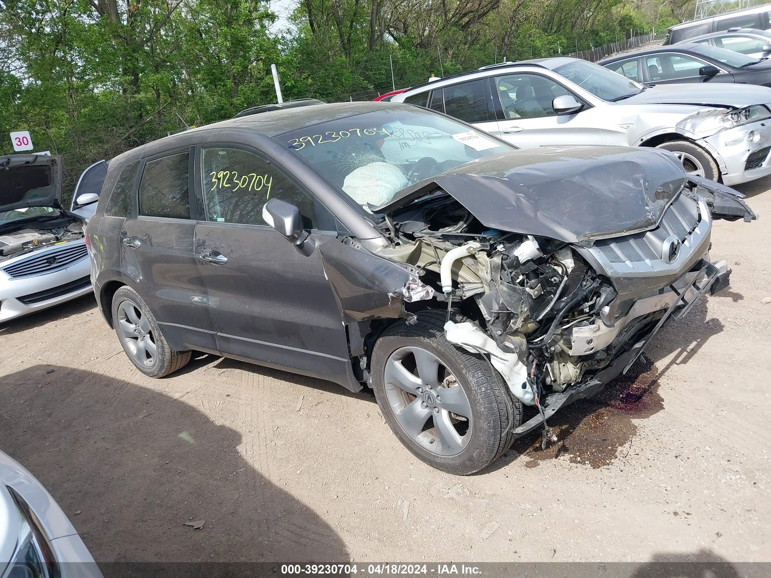 ACURA RDX 2007 5j8tb18267a013554