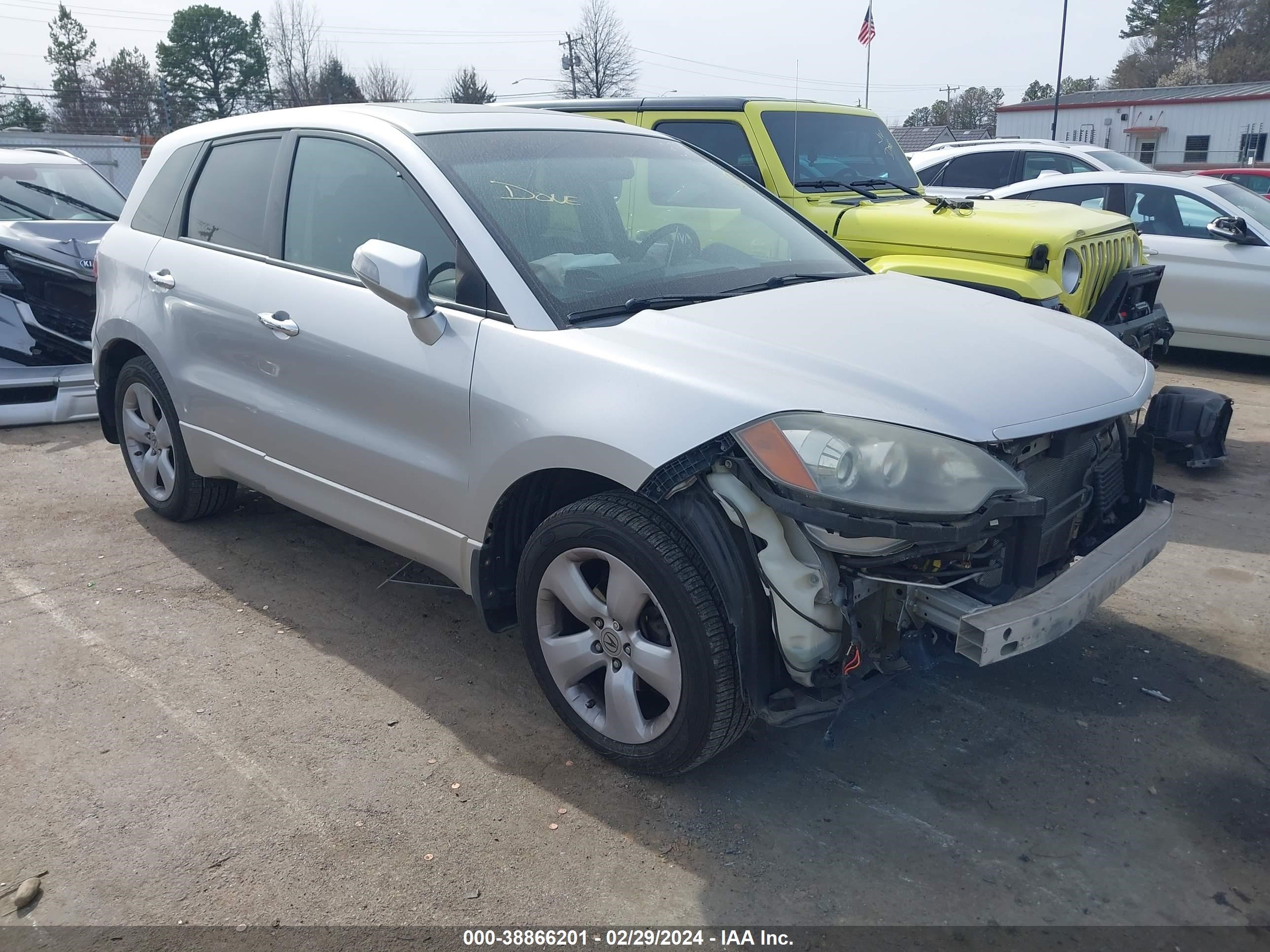 ACURA RDX 2008 5j8tb18278a008400