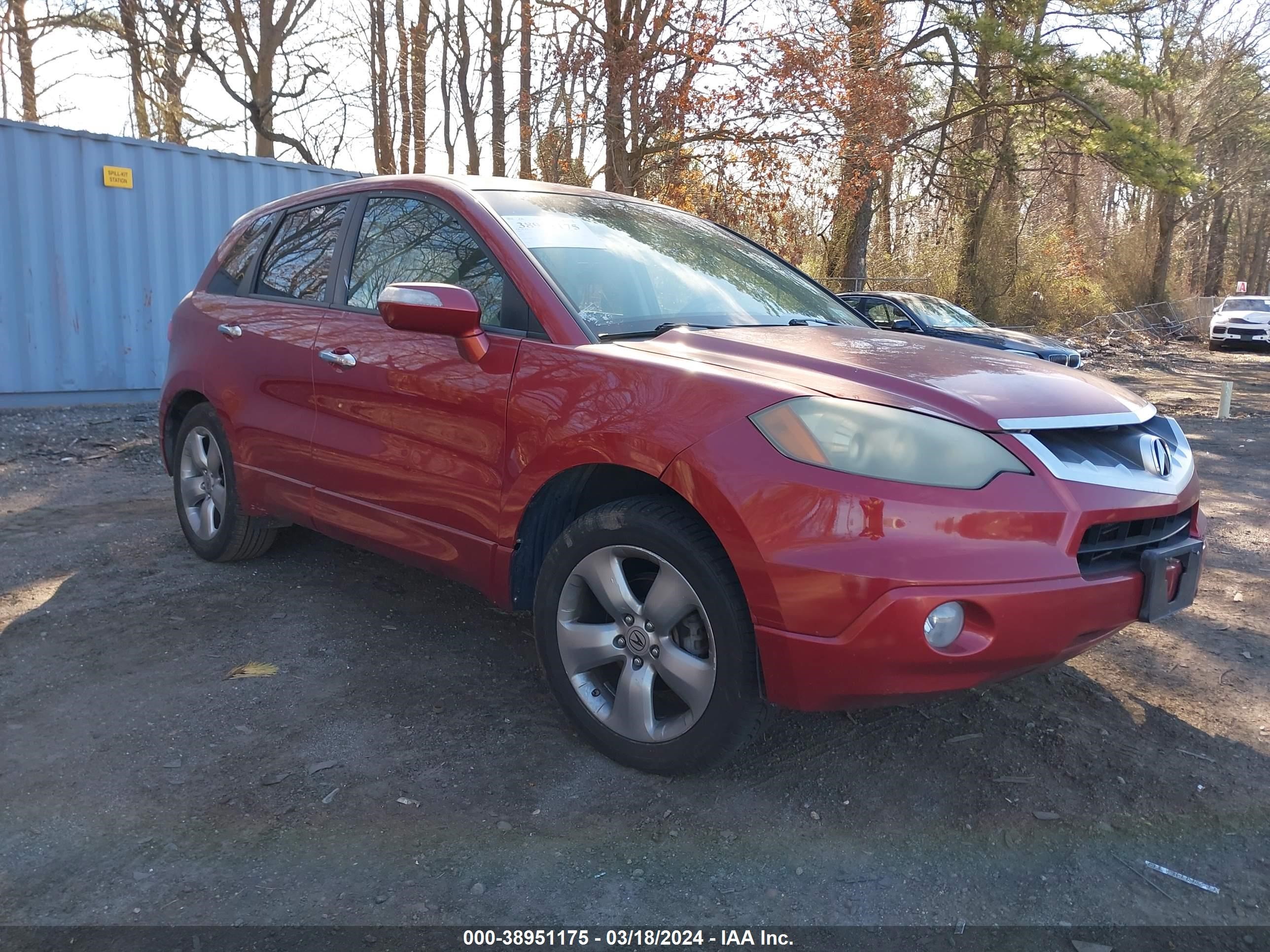 ACURA RDX 2007 5j8tb18287a005617