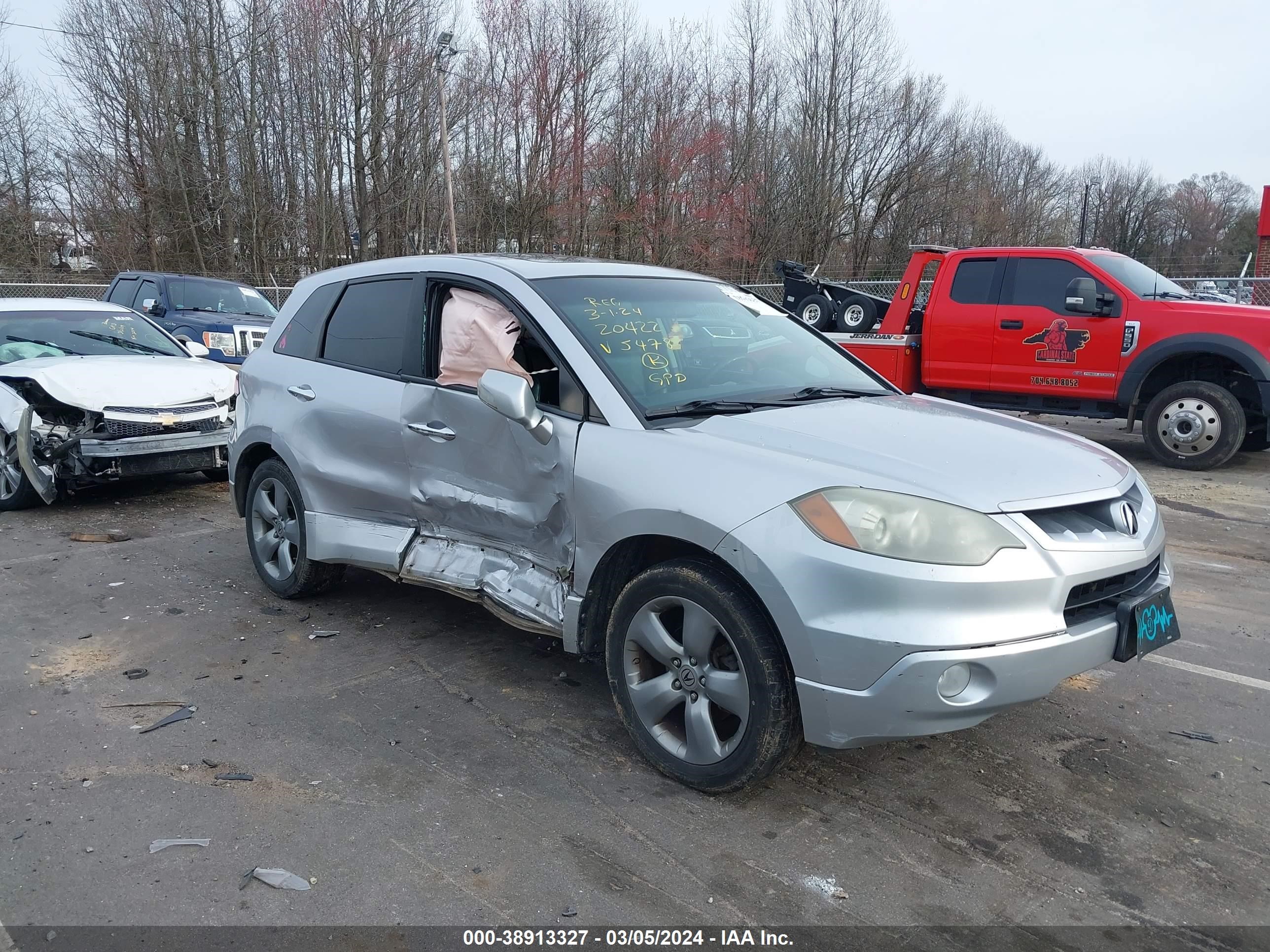 ACURA RDX 2007 5j8tb18297a005478