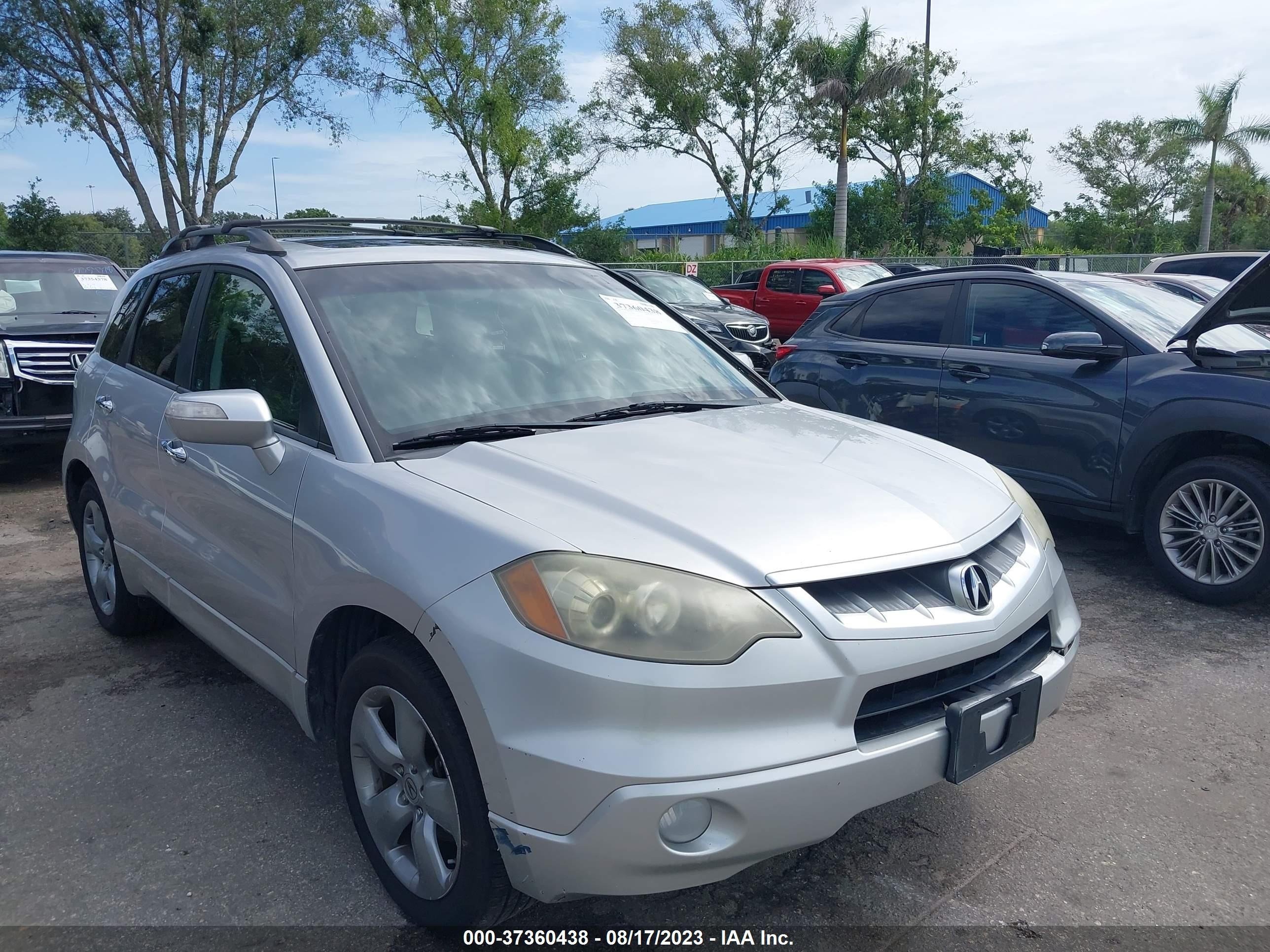 ACURA RDX 2007 5j8tb182x7a002606