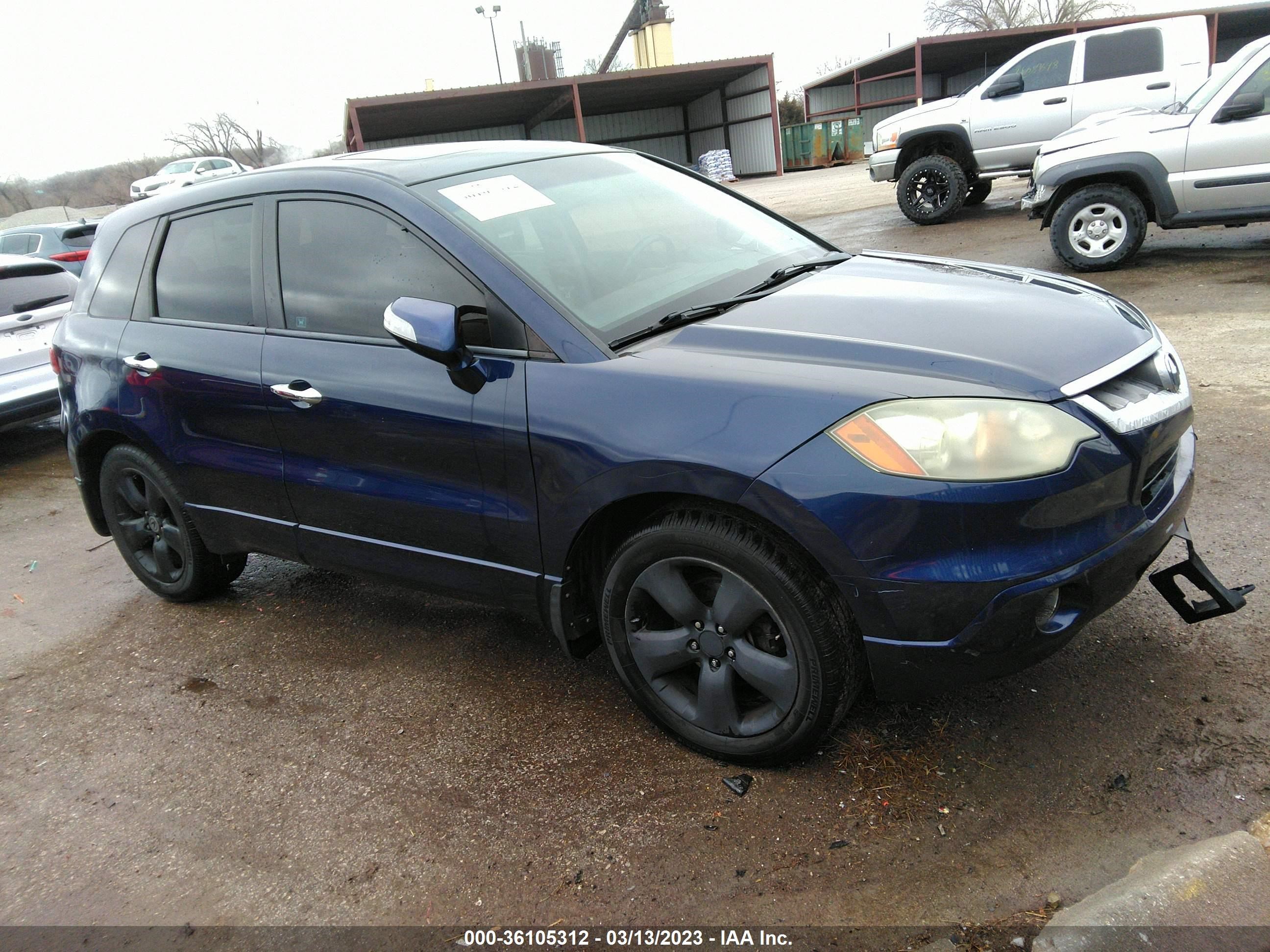 ACURA RDX 2007 5j8tb182x7a009538