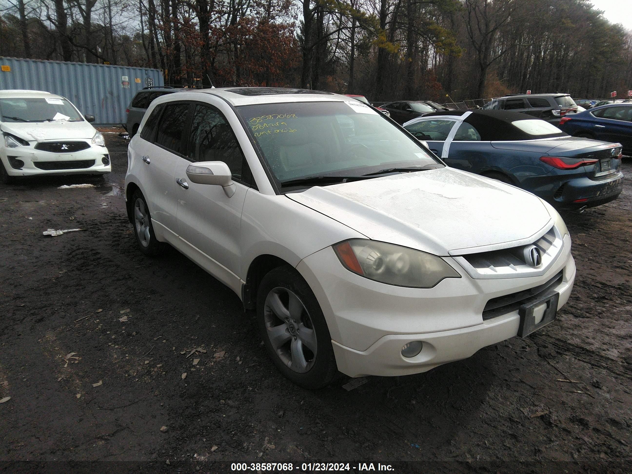 ACURA RDX 2008 5j8tb182x8a010190