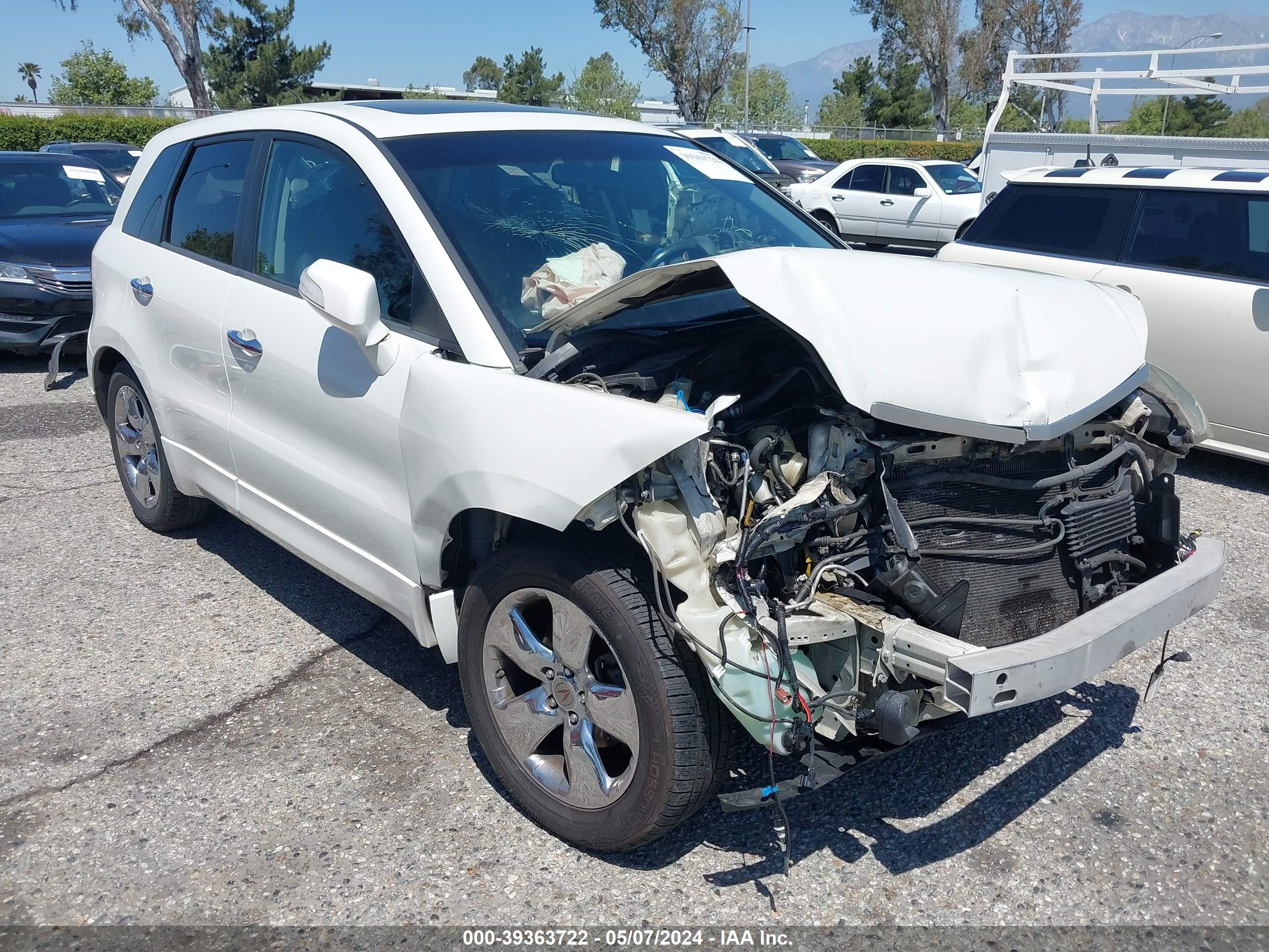 ACURA RDX 2007 5j8tb18517a006571