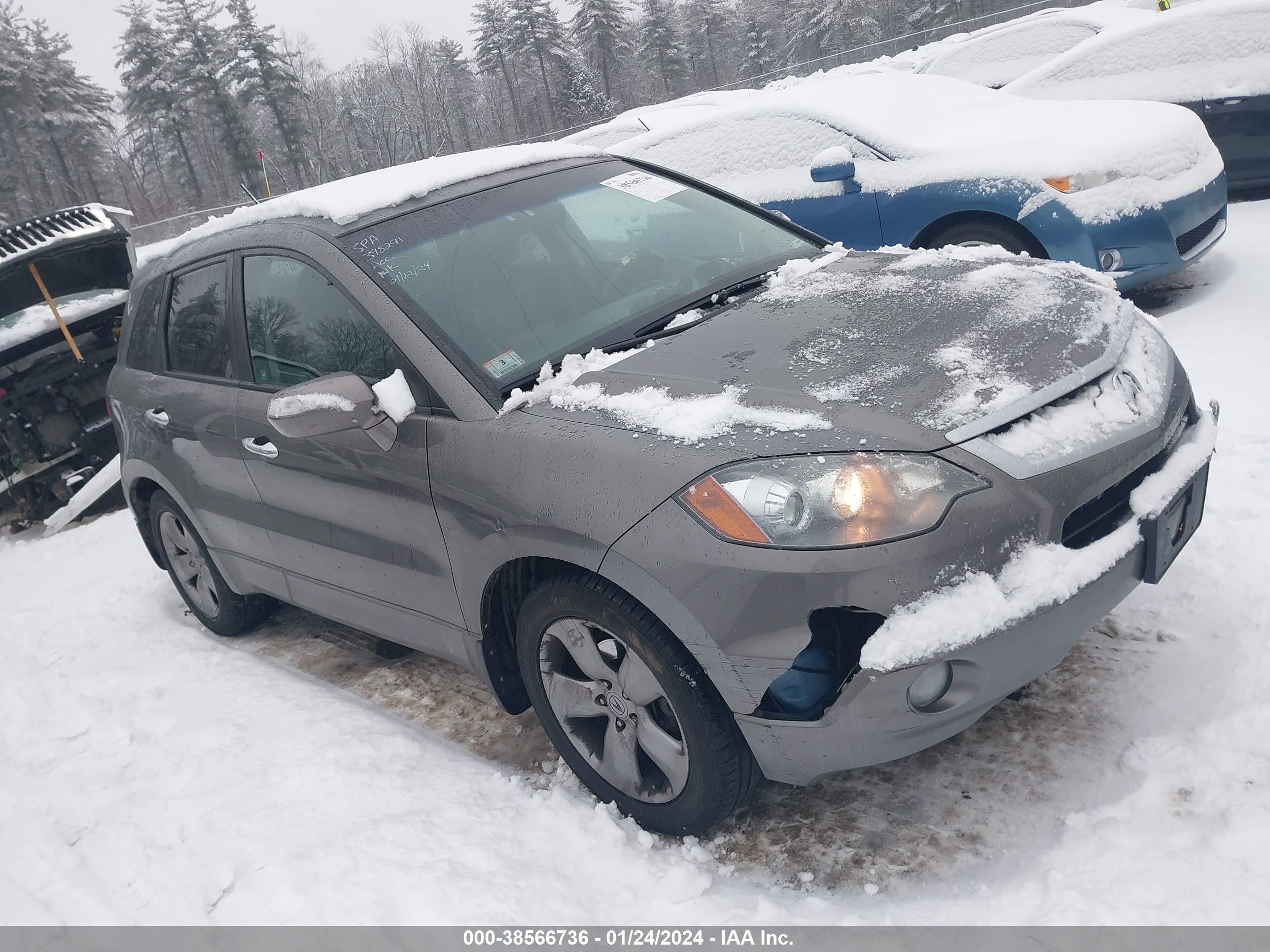 ACURA RDX 2007 5j8tb18517a019305