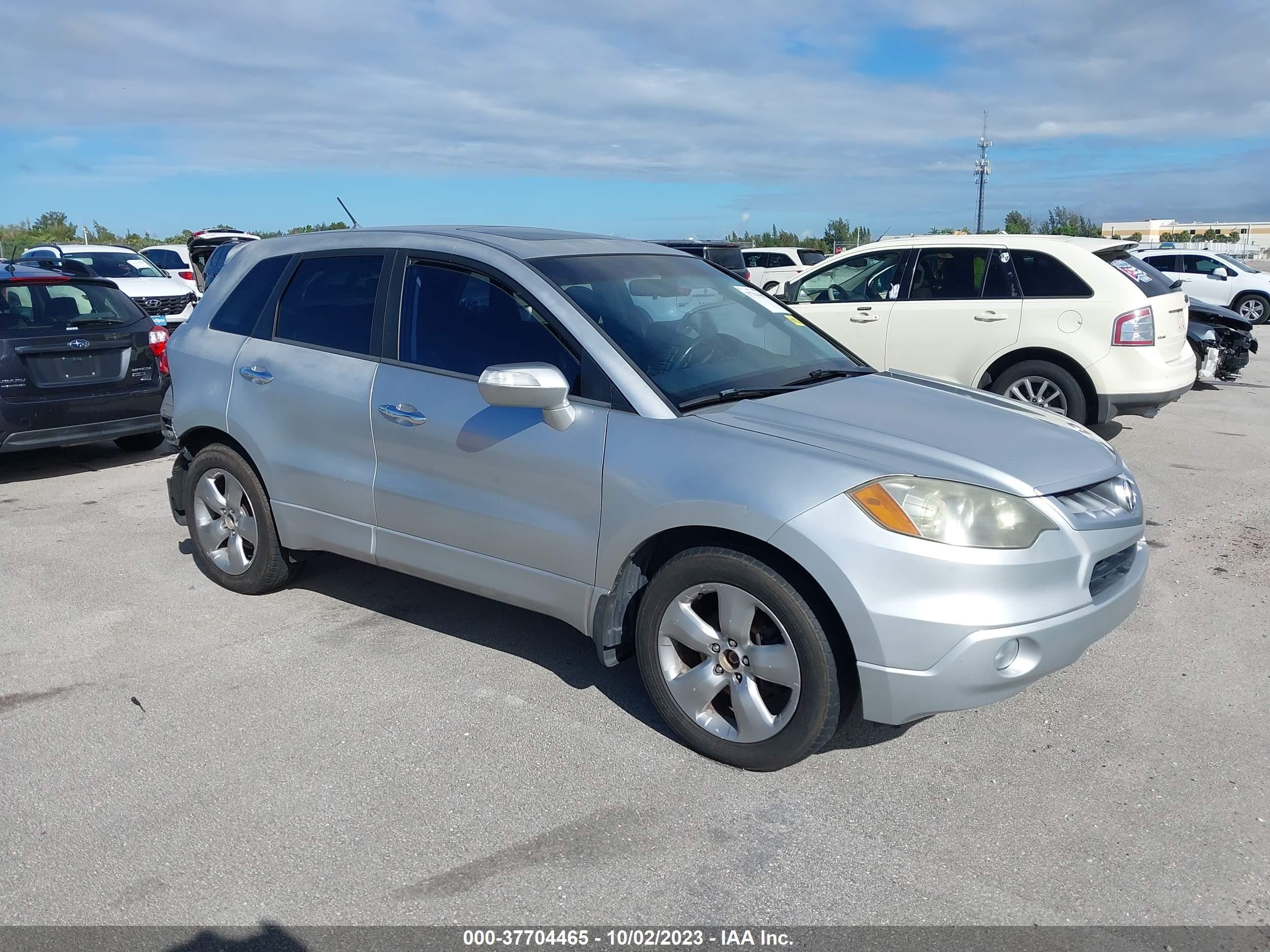 ACURA RDX 2007 5j8tb18527a007258