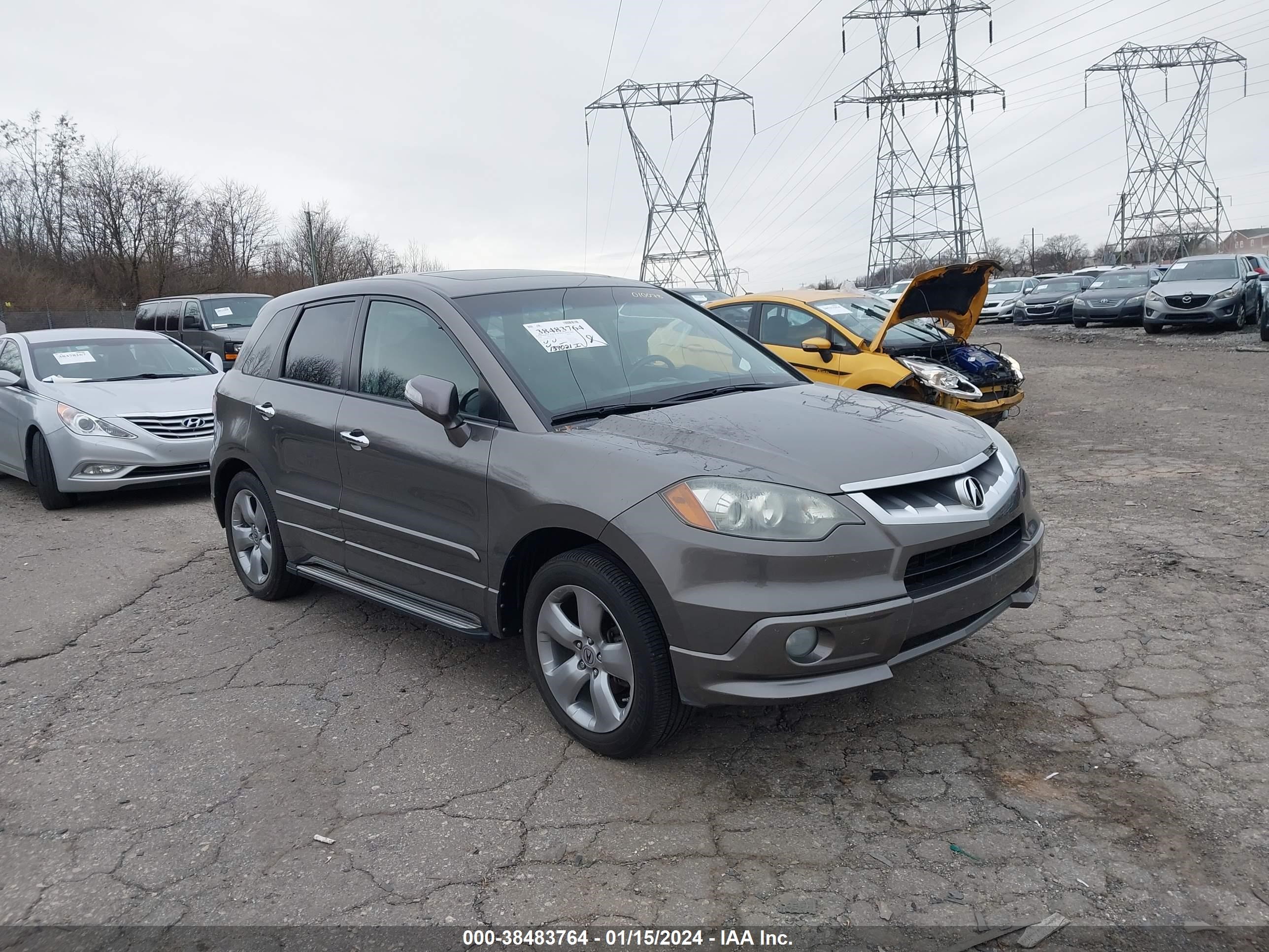 ACURA RDX 2008 5j8tb18528a010078