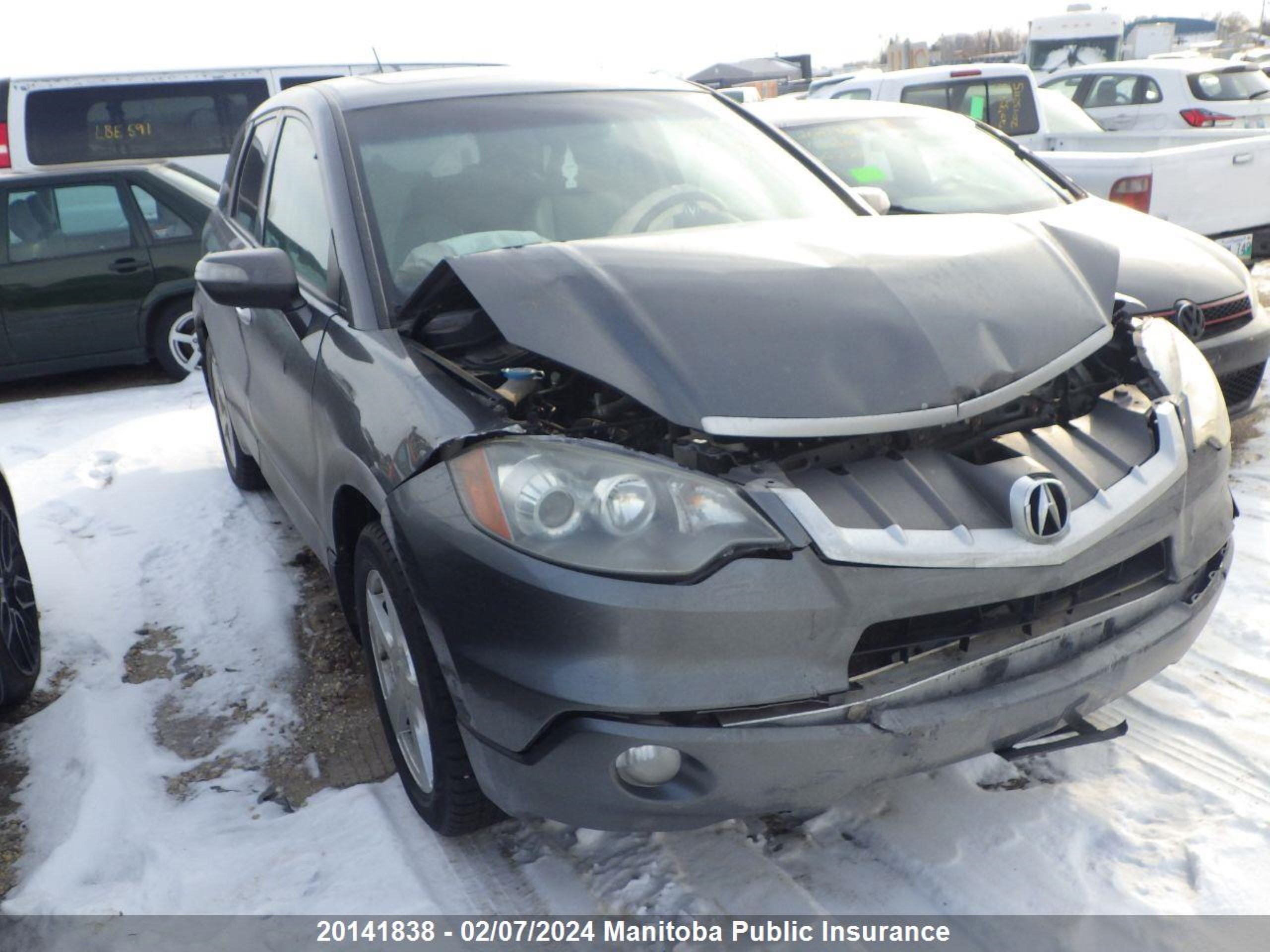 ACURA RDX 2008 5j8tb18528a802540