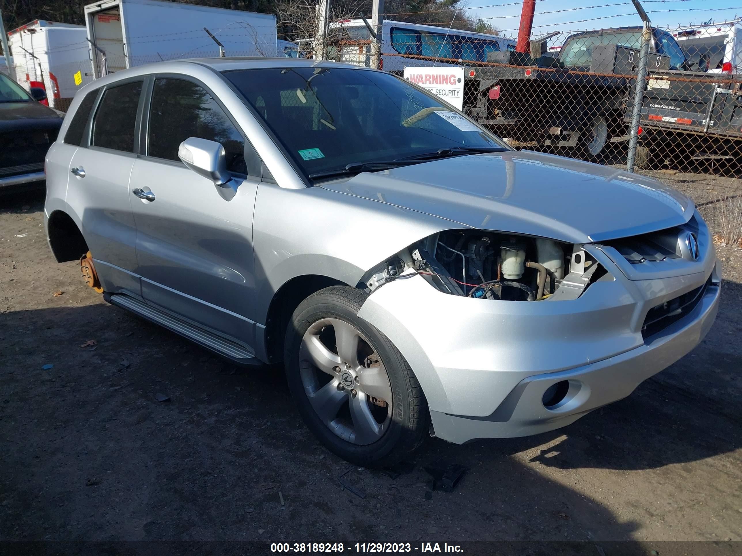 ACURA RDX 2007 5j8tb18557a023423