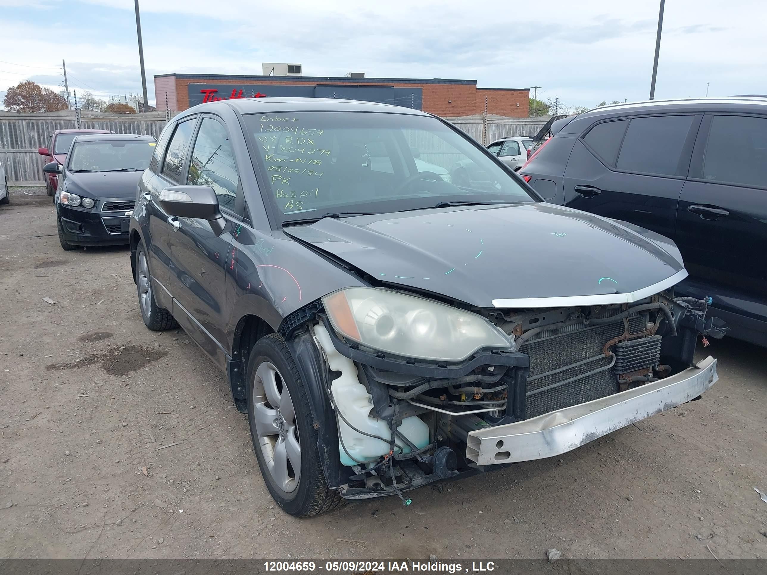 ACURA RDX 2008 5j8tb18558a804279