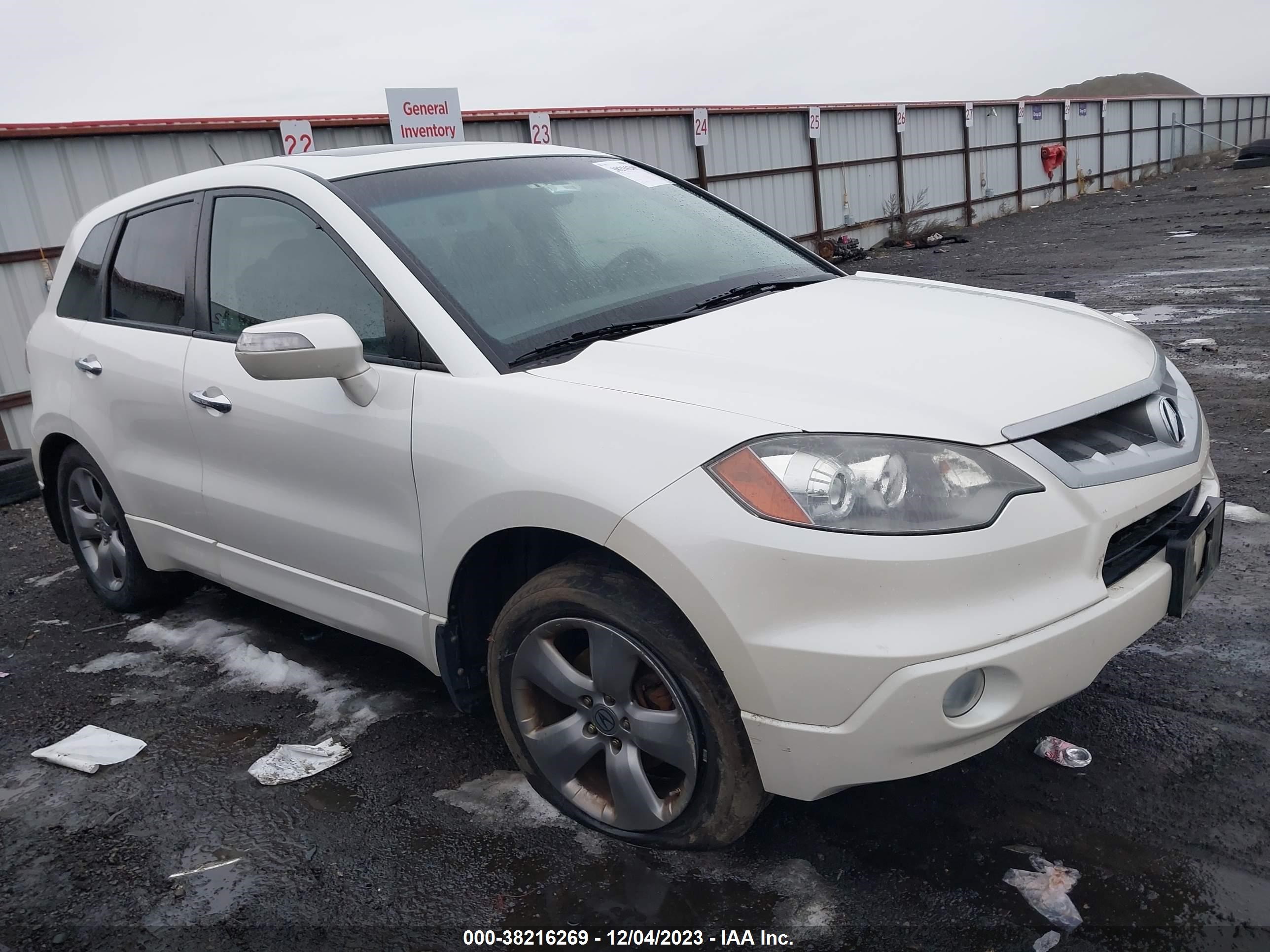 ACURA RDX 2008 5j8tb18598a001622