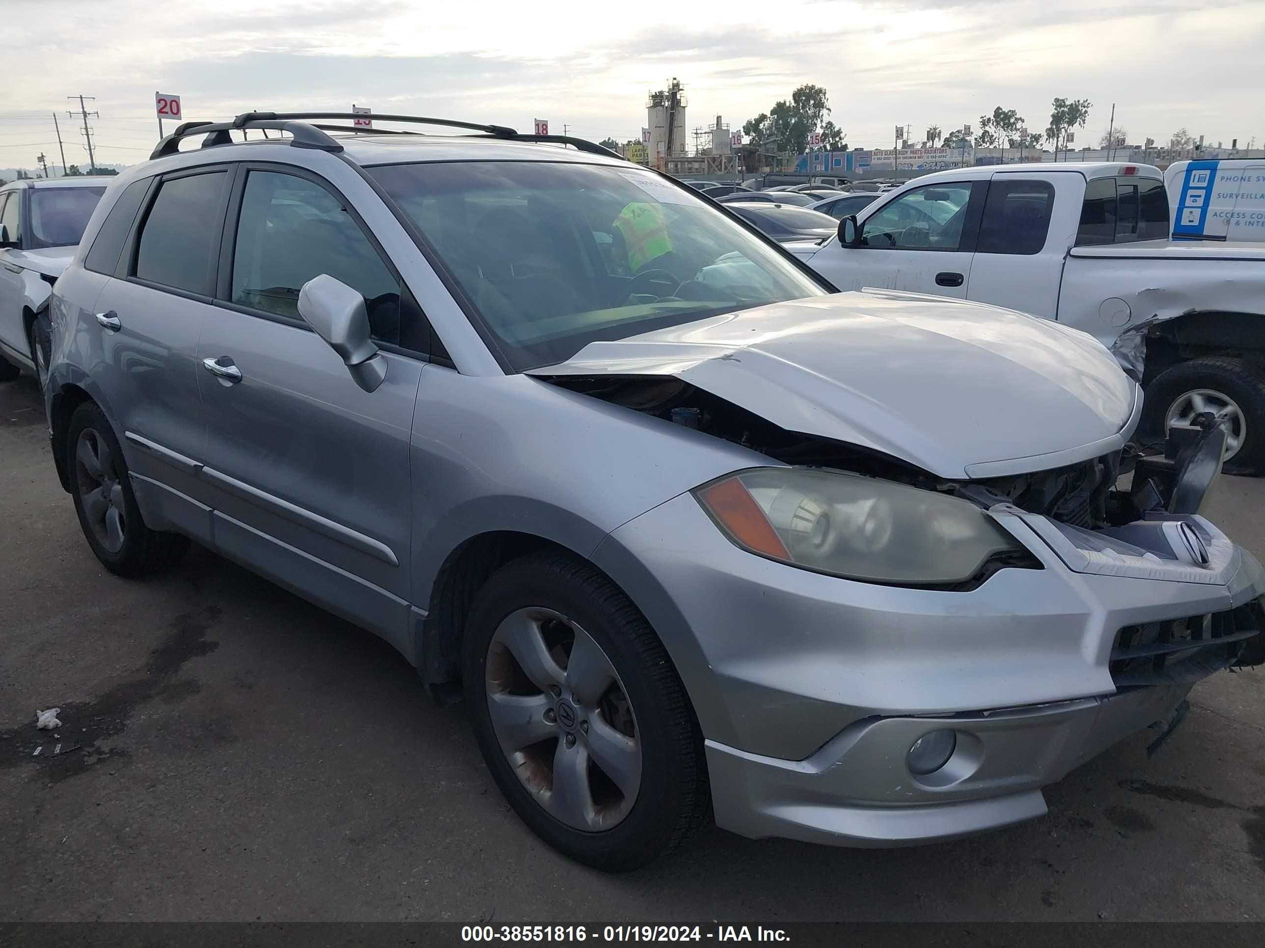 ACURA RDX 2007 5j8tb185x7a000722