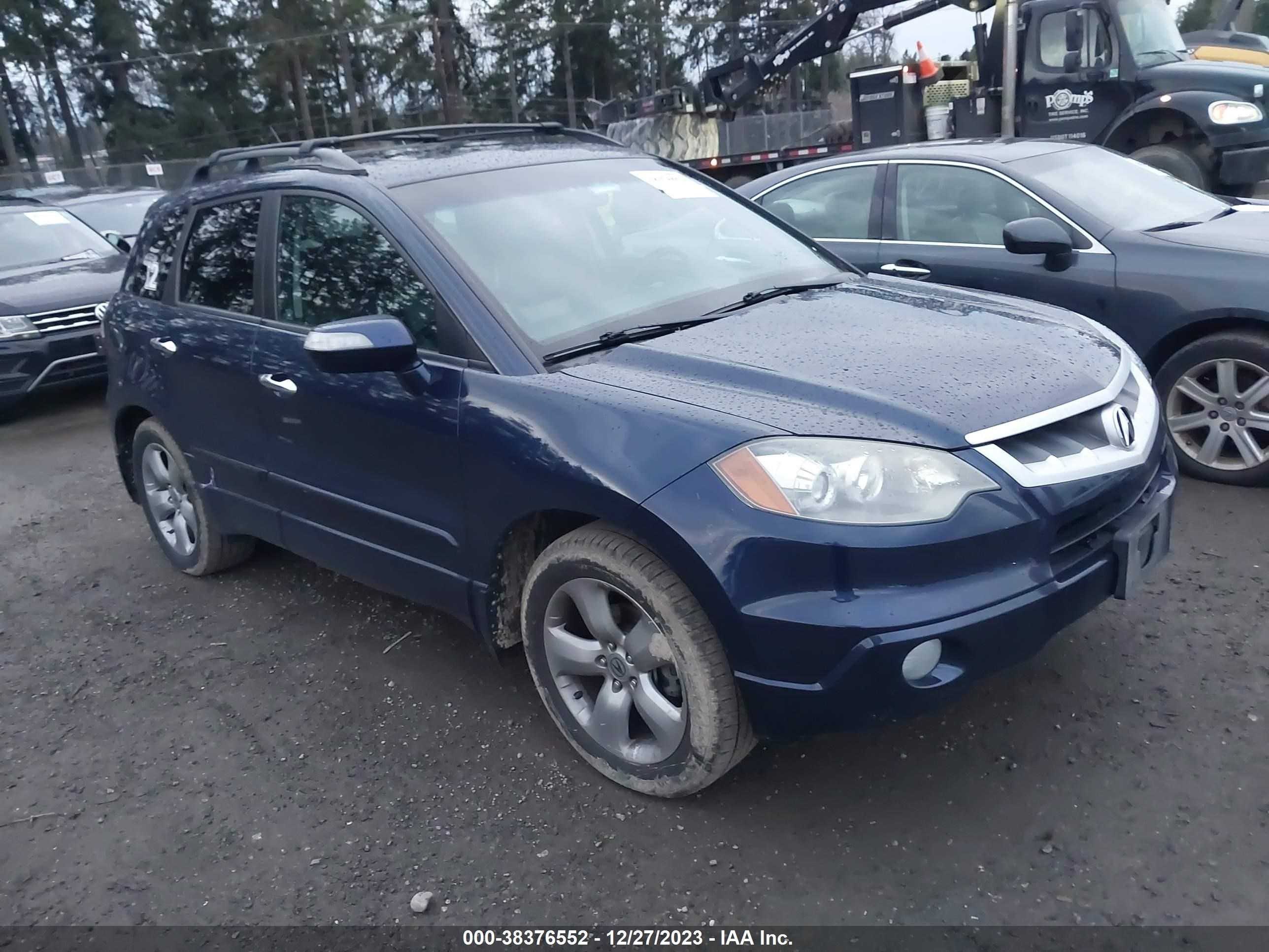 ACURA RDX 2007 5j8tb185x7a022462