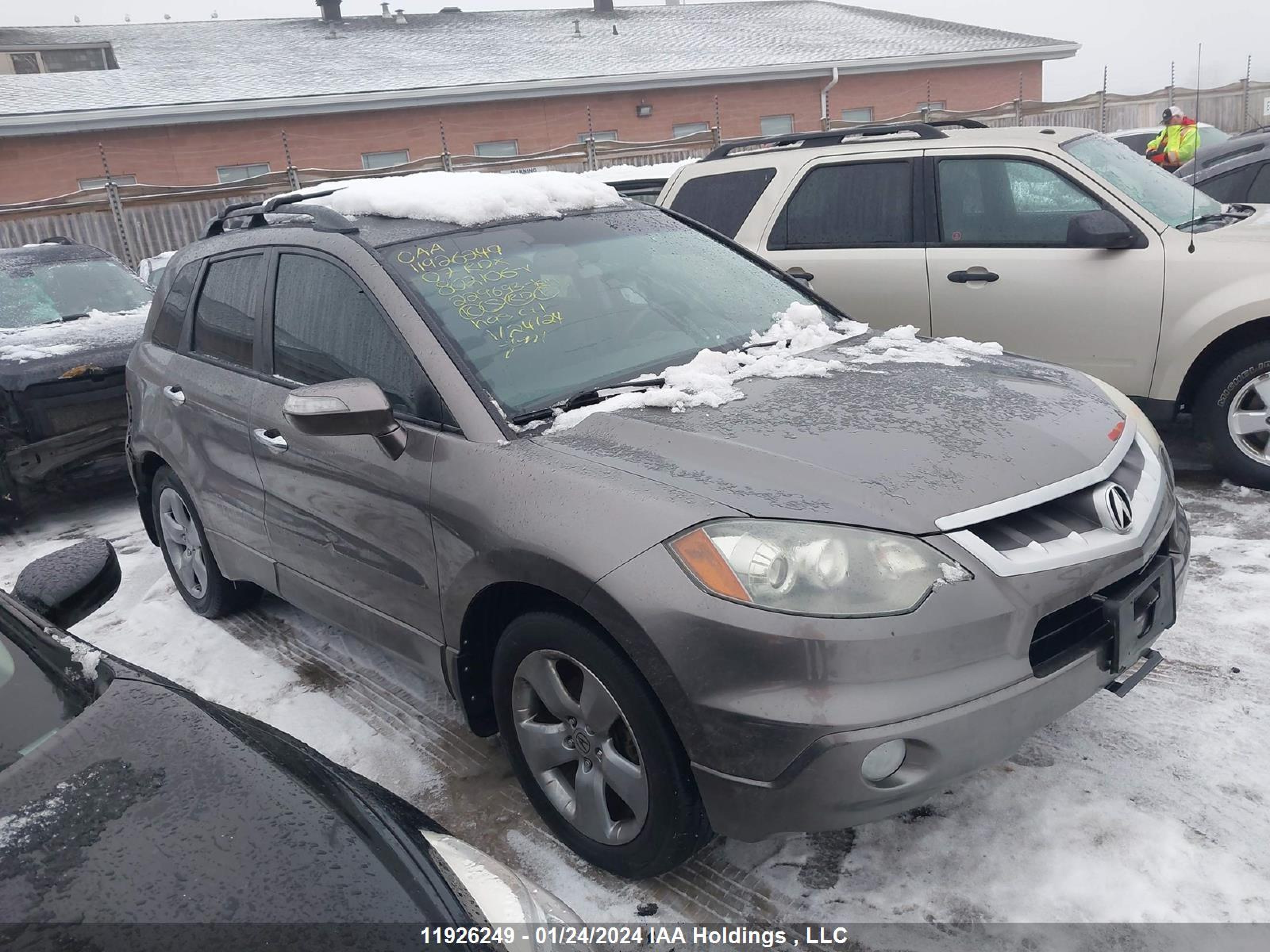 ACURA RDX 2007 5j8tb185x7a802106