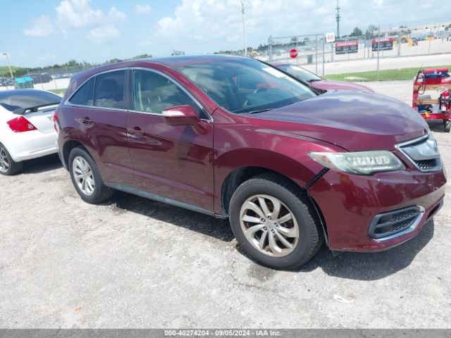 ACURA RDX 2017 5j8tb3h50hl023511