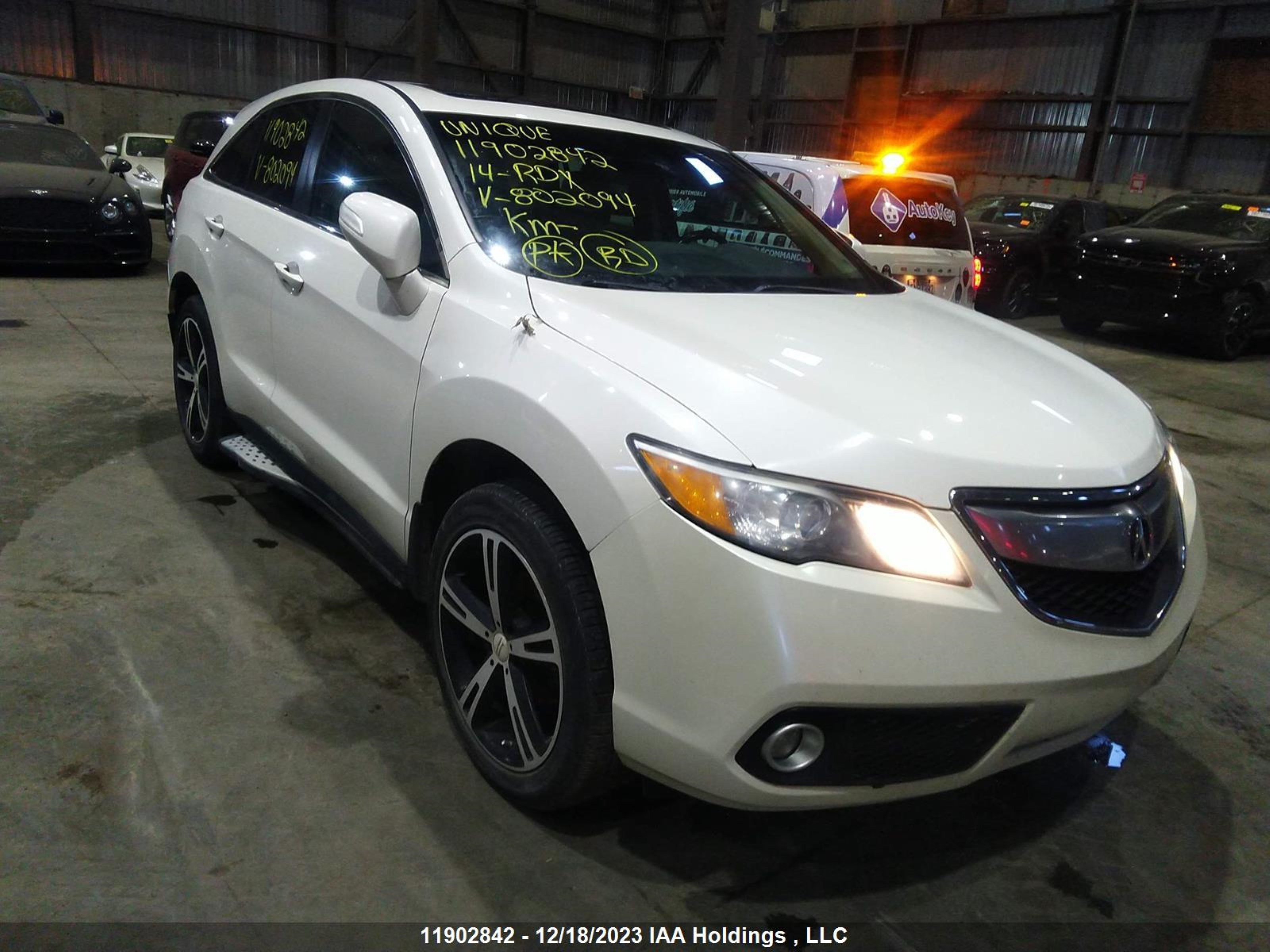 ACURA RDX 2014 5j8tb4h53el802094