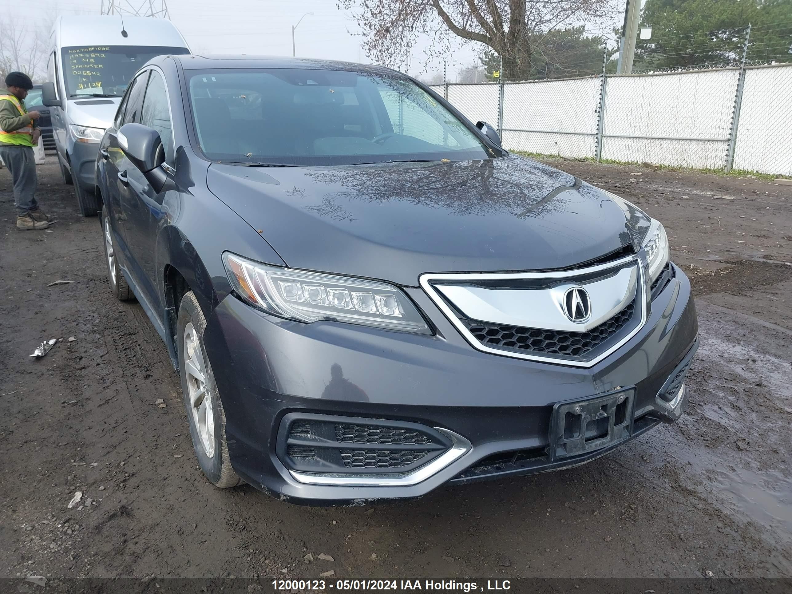 ACURA RDX 2016 5j8tb4h53gl801546