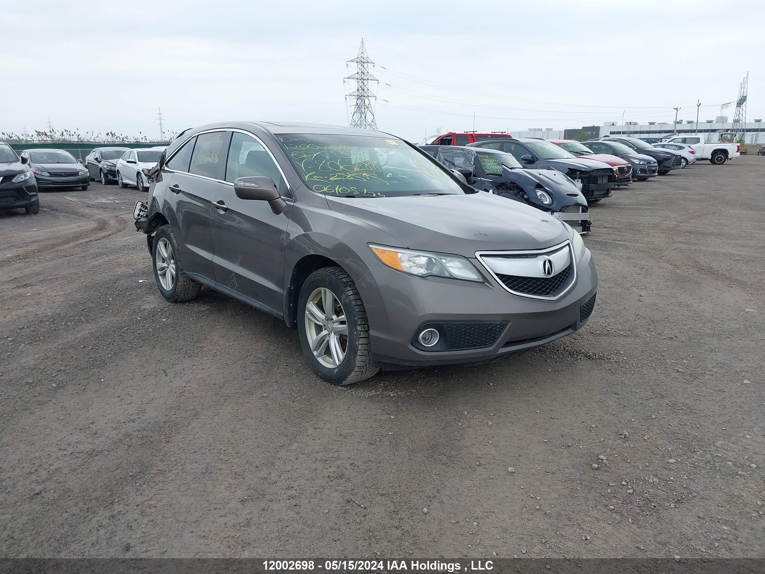 ACURA RDX 2013 5j8tb4h55dl806288