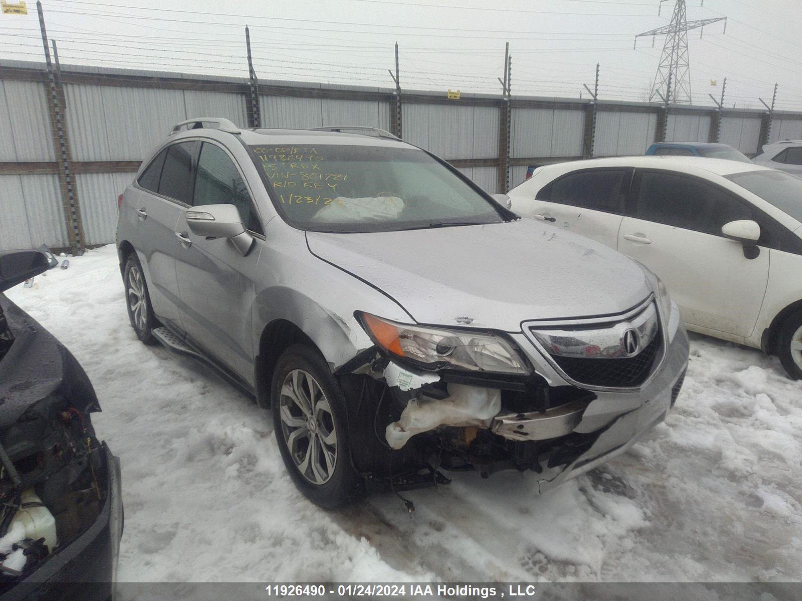 ACURA RDX 2015 5j8tb4h58fl801721