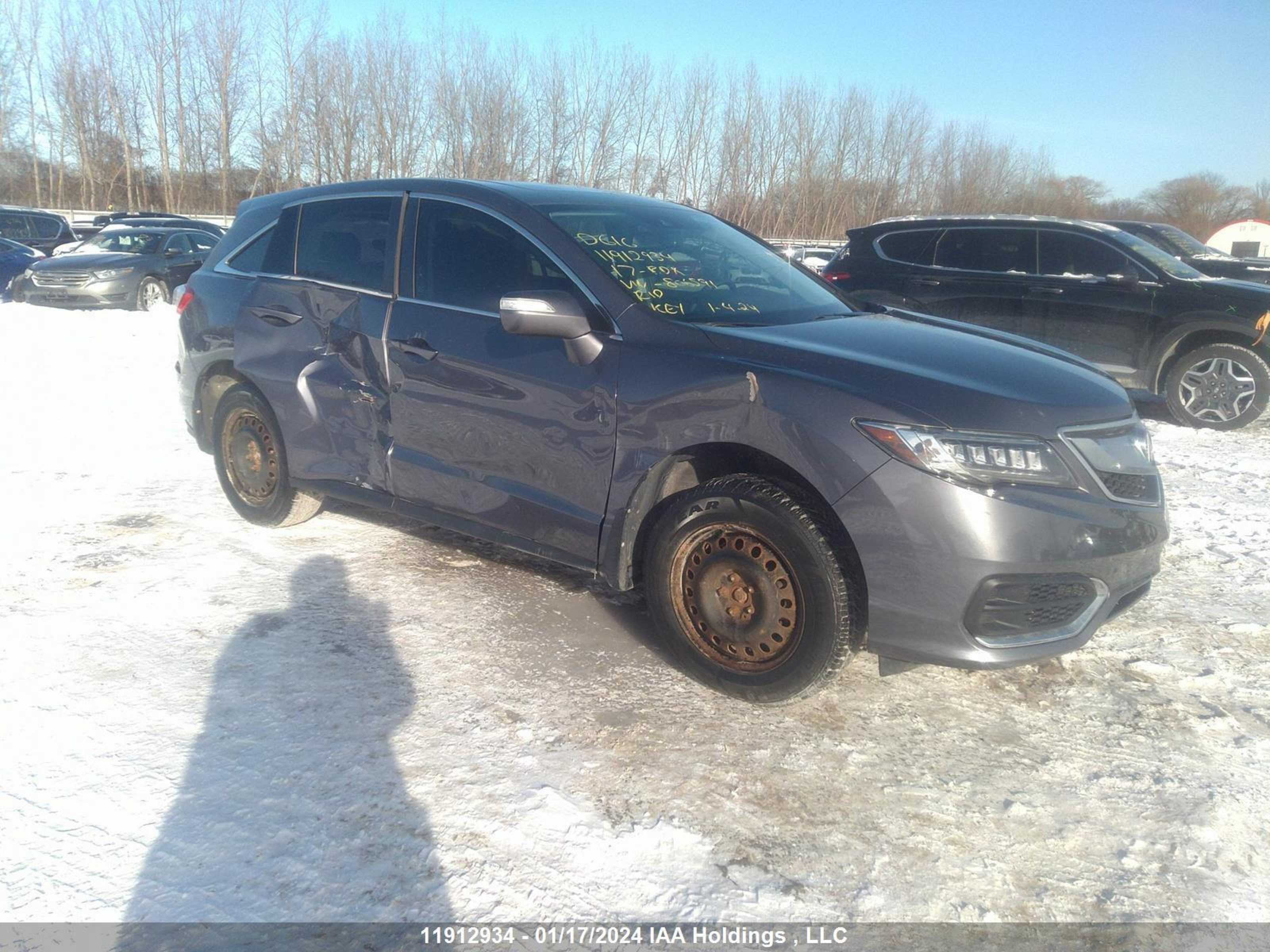 ACURA RDX 2017 5j8tb4h59hl806591