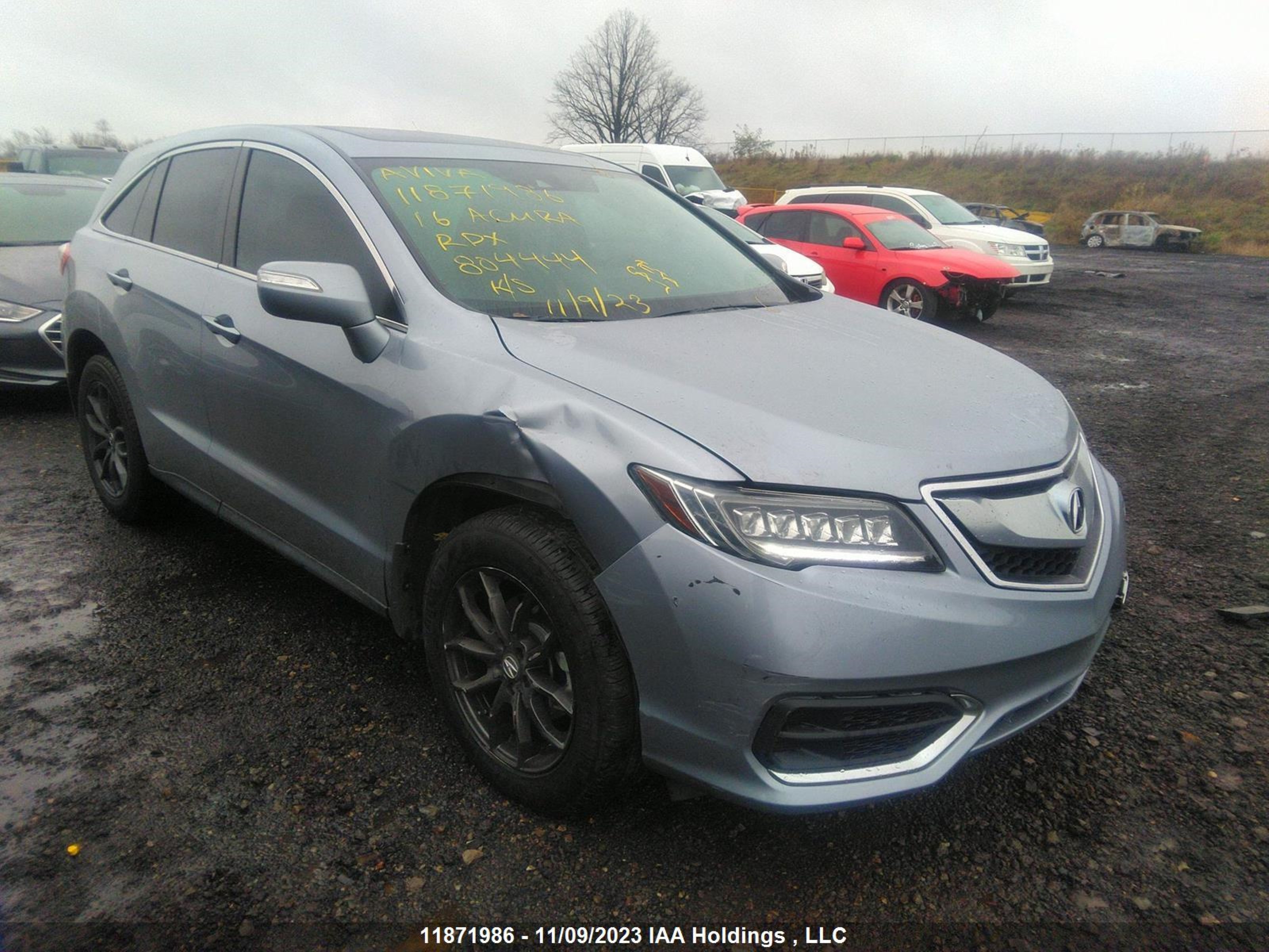 ACURA RDX 2016 5j8tb4h5xgl804444