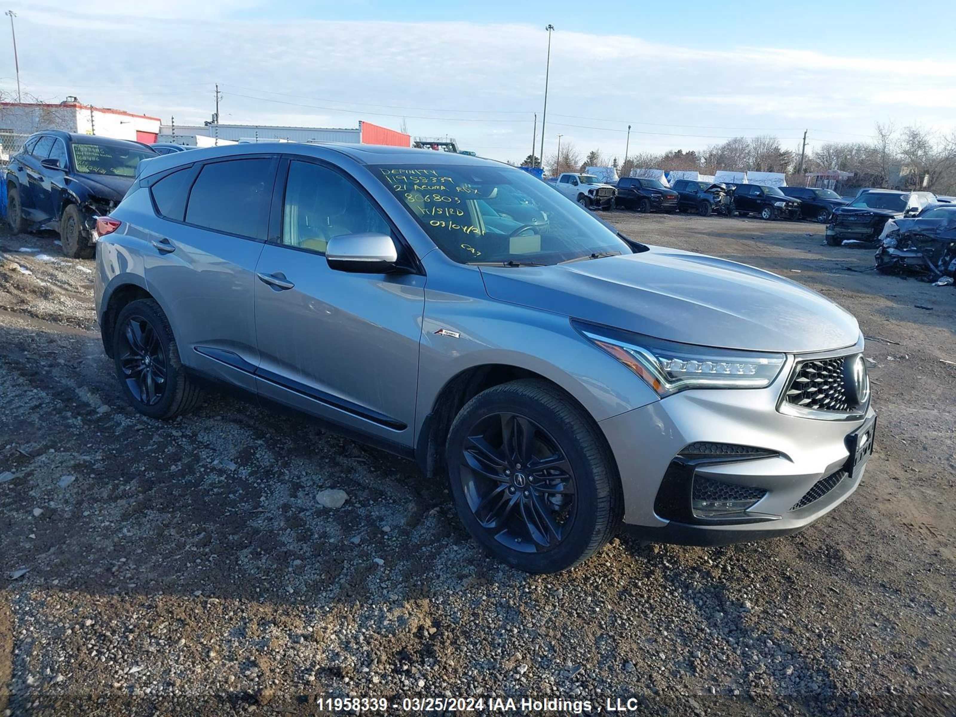 ACURA RDX 2021 5j8tc2h63ml806803