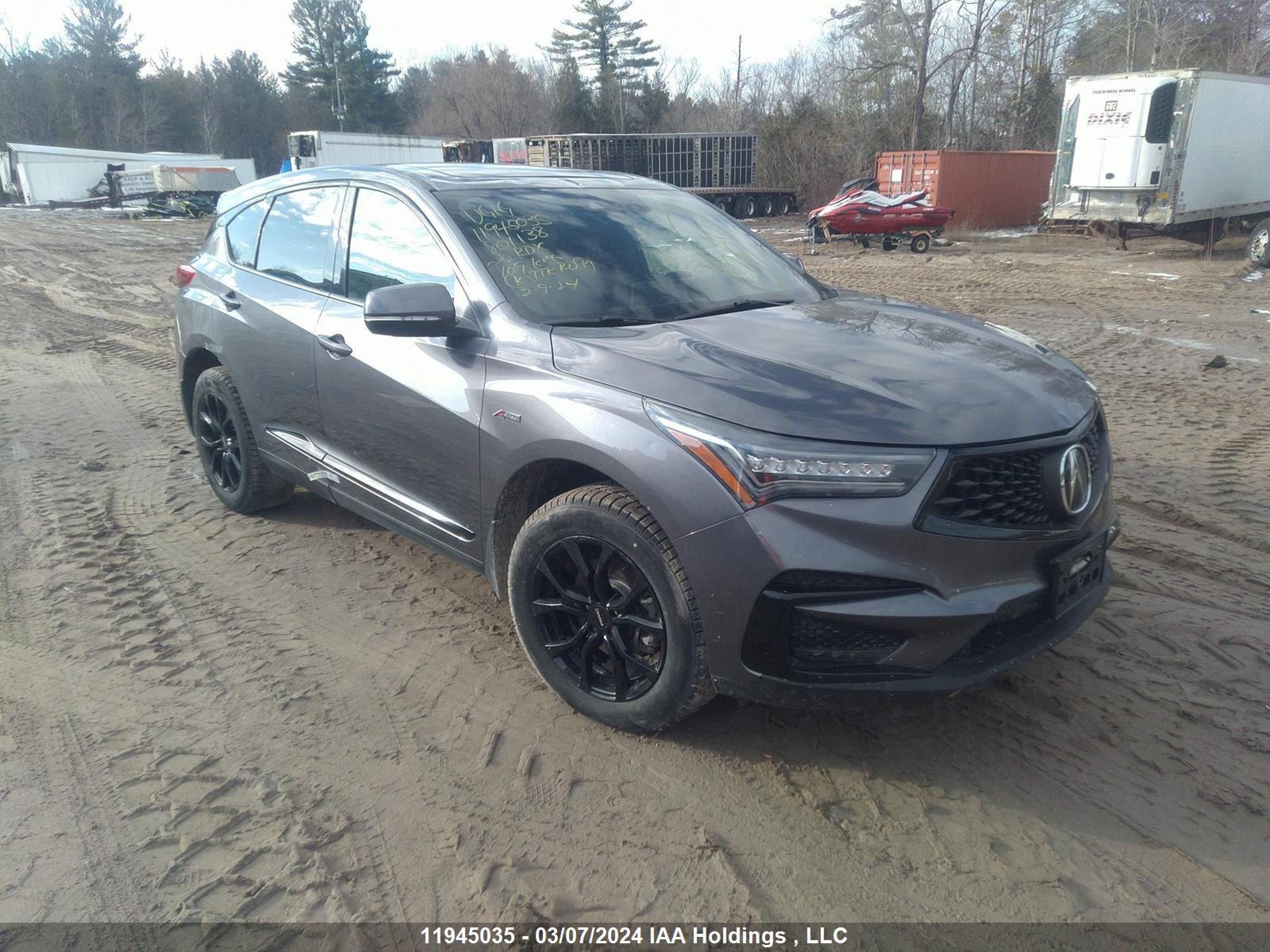 ACURA RDX 2020 5j8tc2h64ll801138