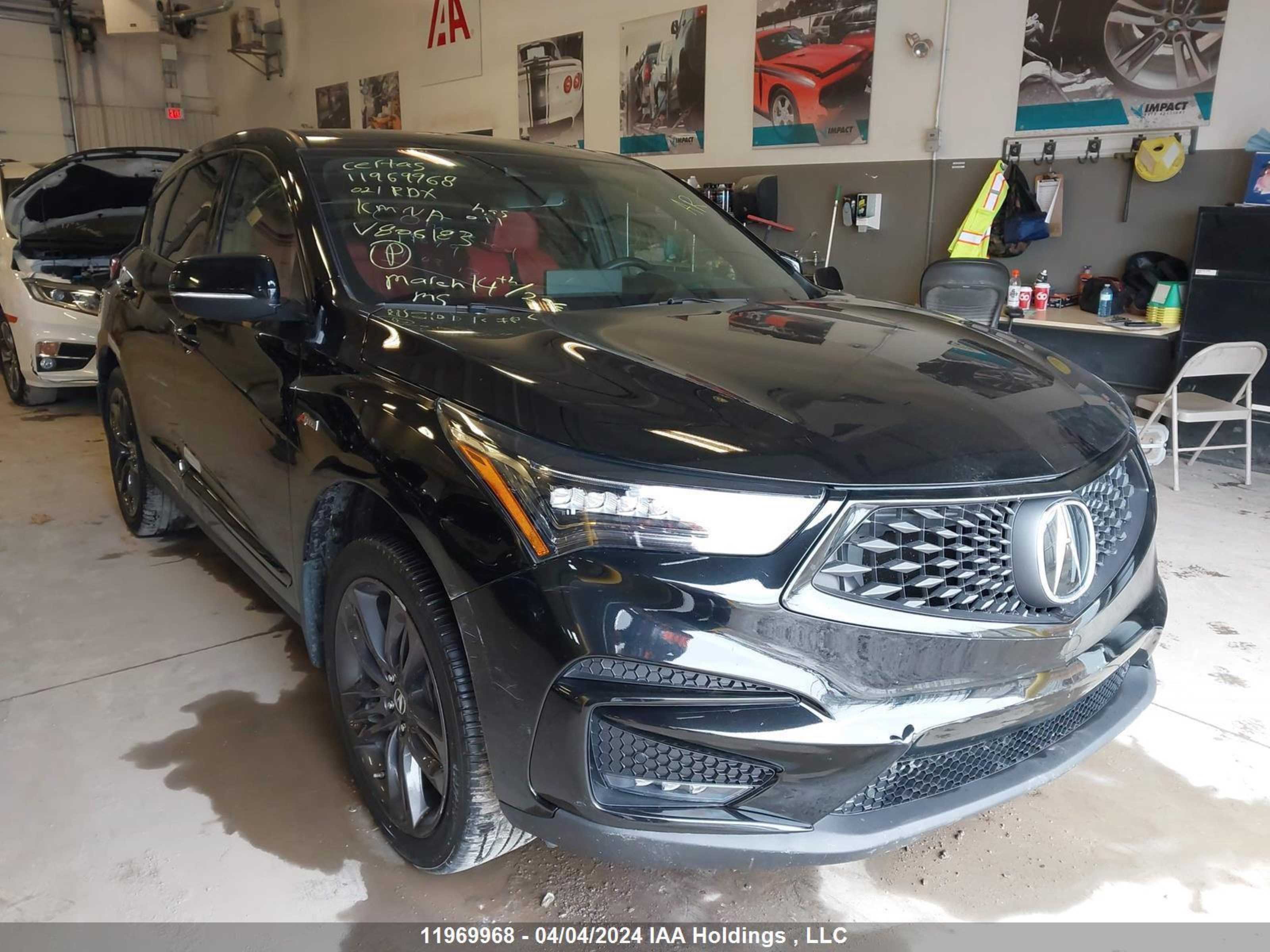 ACURA RDX 2021 5j8tc2h6xml806183