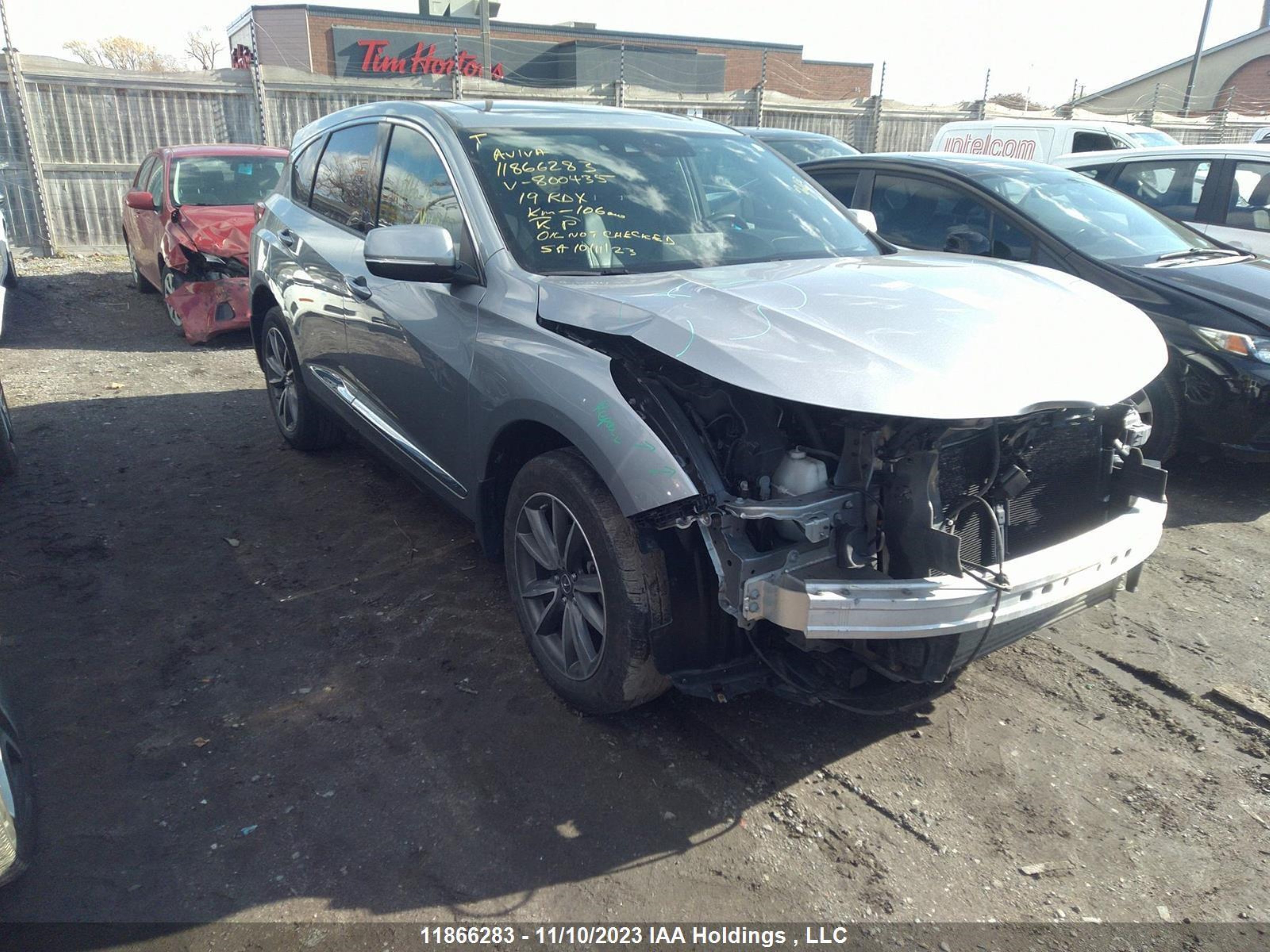 ACURA RDX 2019 5j8tc2h76kl800435