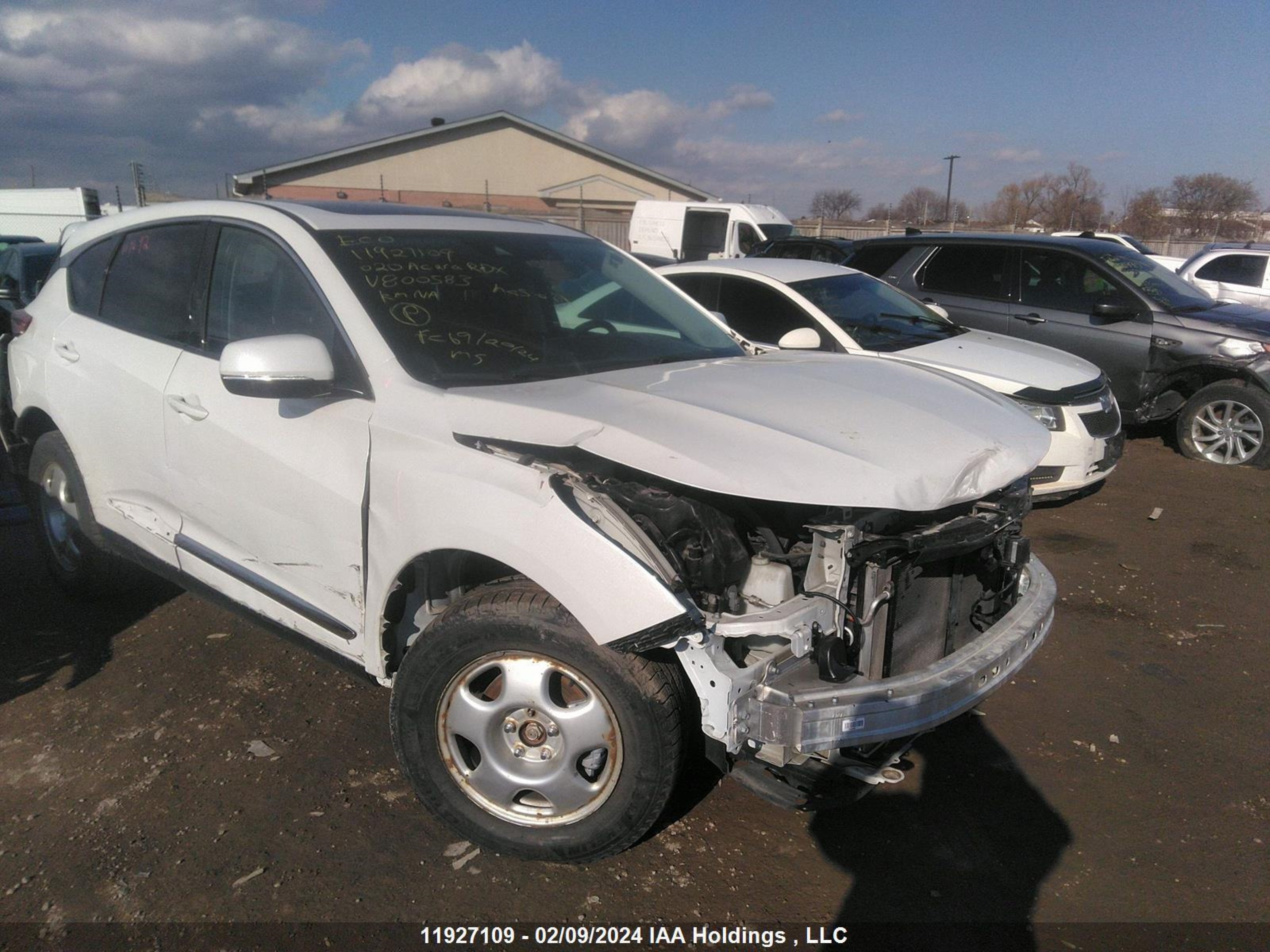 ACURA RDX 2020 5j8tc2h78ll800583