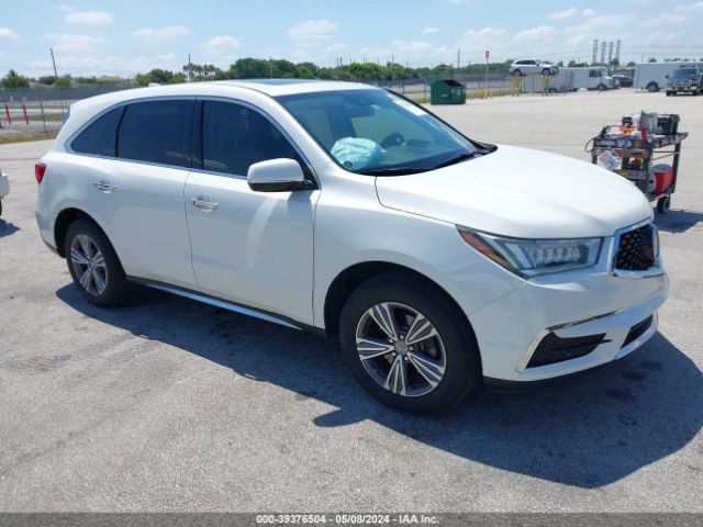 ACURA MDX 2019 5j8yd3h32kl010264