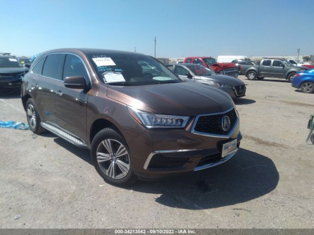 ACURA MDX 2019 5j8yd3h34kl002912