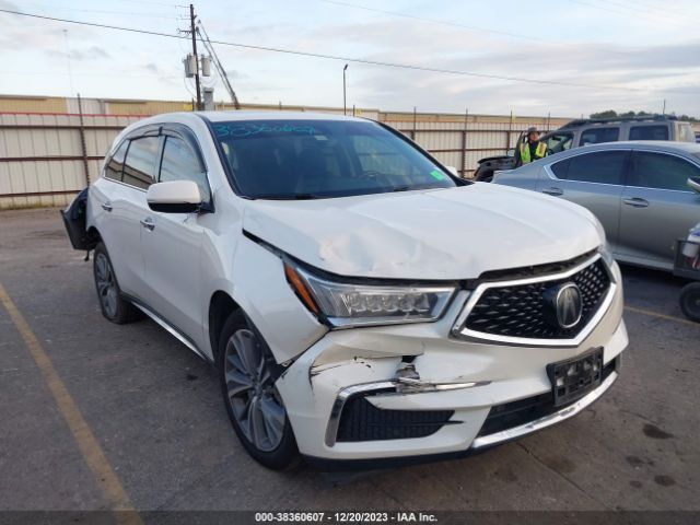 ACURA MDX 2017 5j8yd3h55hl000970