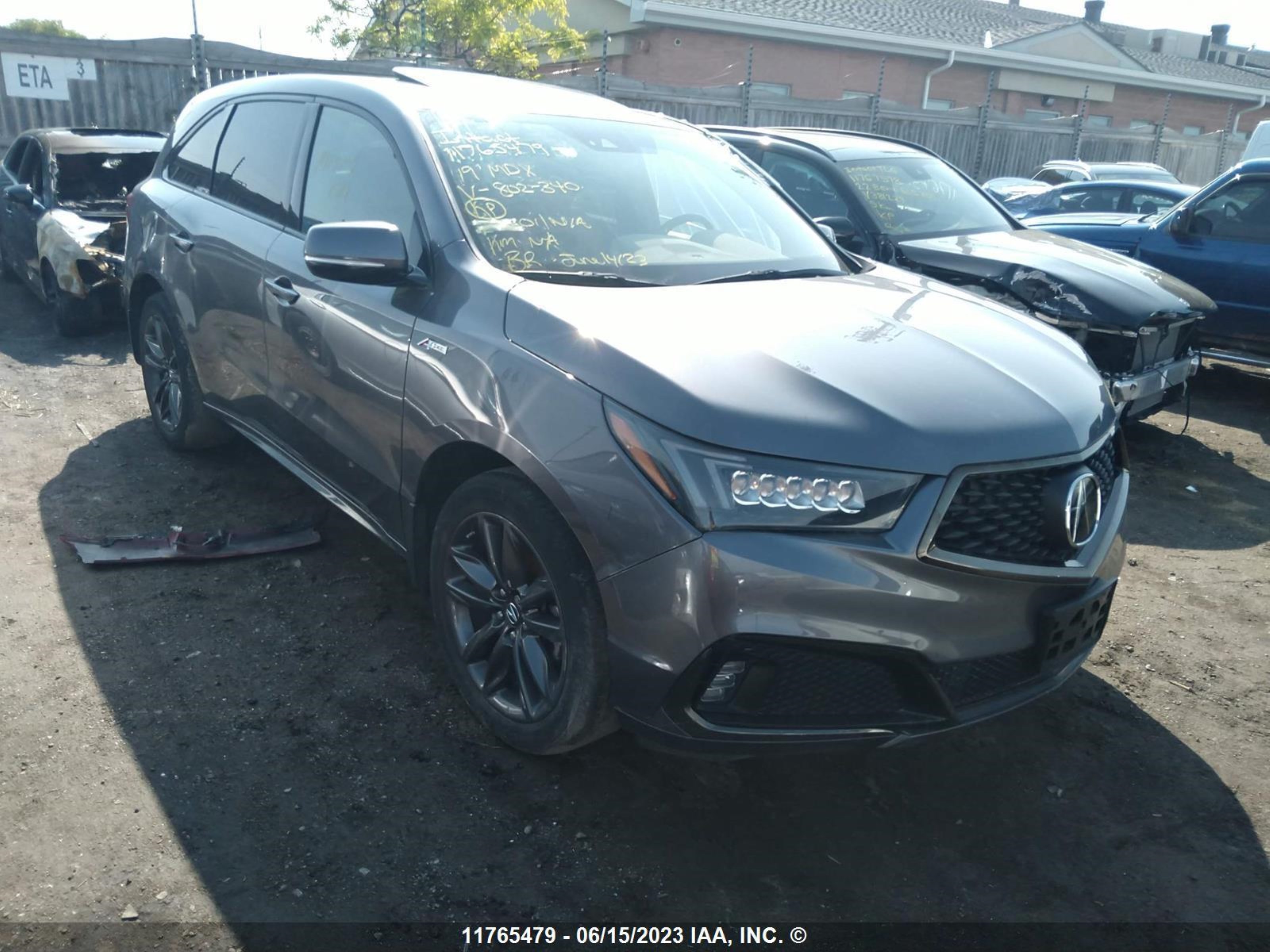 ACURA MDX 2019 5j8yd4h03kl802340