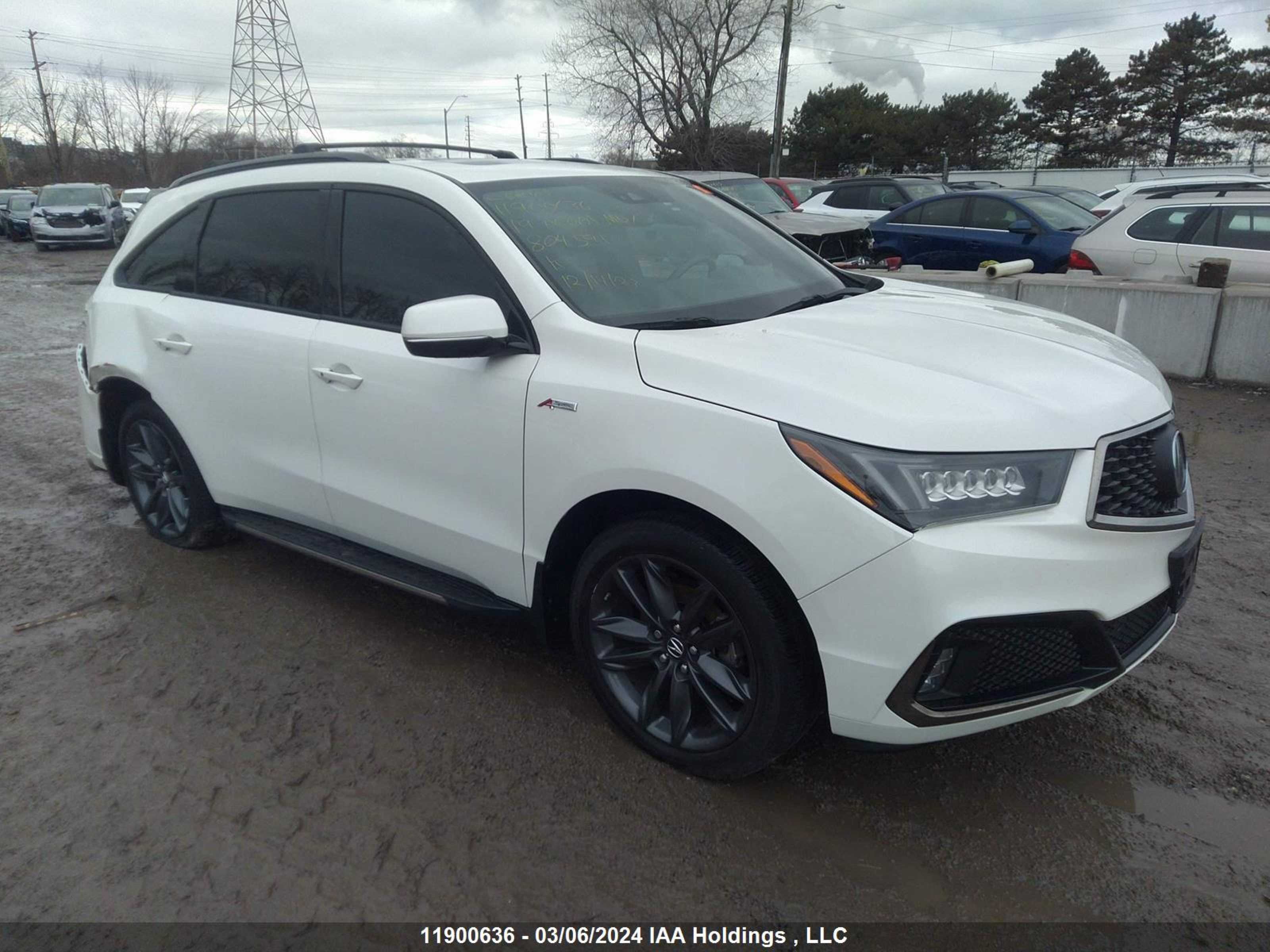 ACURA MDX 2019 5j8yd4h05kl804591