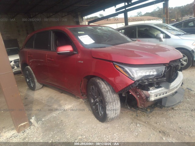 ACURA MDX 2019 5j8yd4h08kl013326