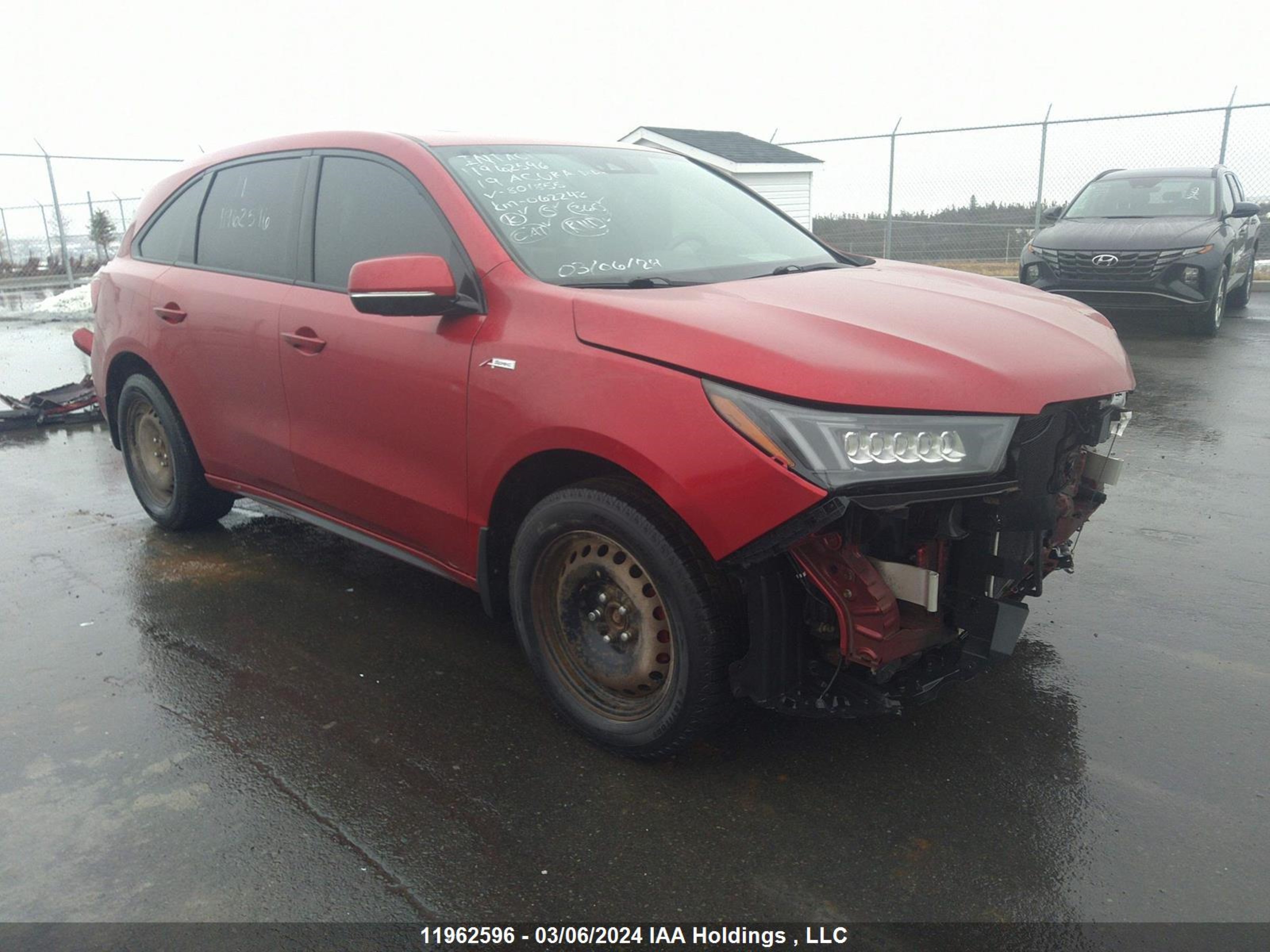 ACURA MDX 2019 5j8yd4h09kl801855