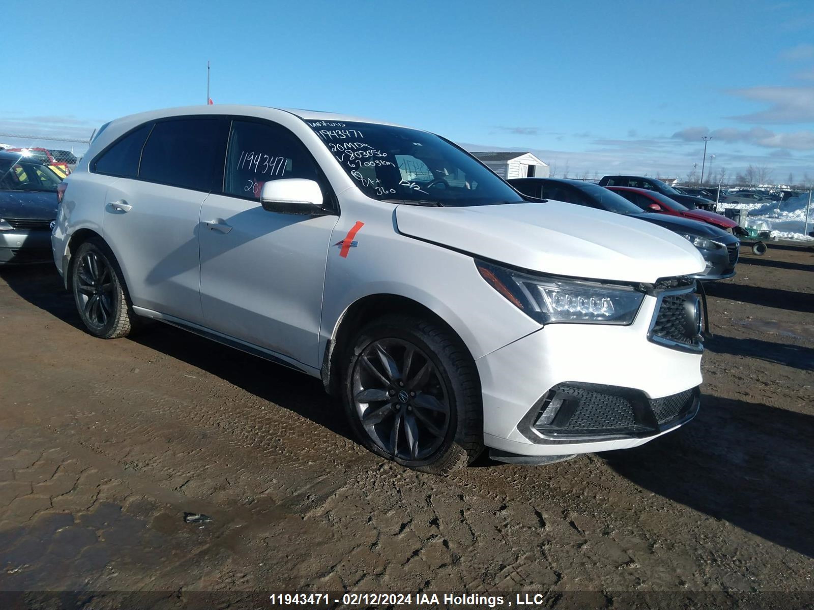 ACURA MDX 2020 5j8yd4h09ll803056