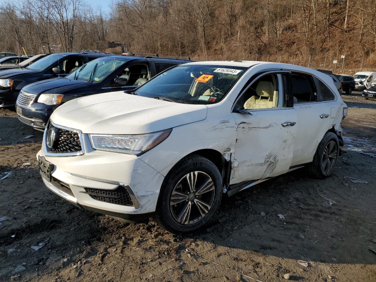 ACURA MDX 2019 5j8yd4h31kl017647