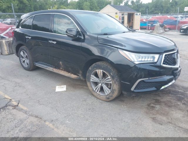 ACURA MDX 2019 5j8yd4h31kl021729