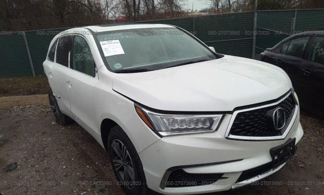 ACURA MDX 2017 5j8yd4h33hl001426