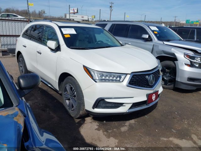 ACURA MDX 2017 5j8yd4h34hl001452